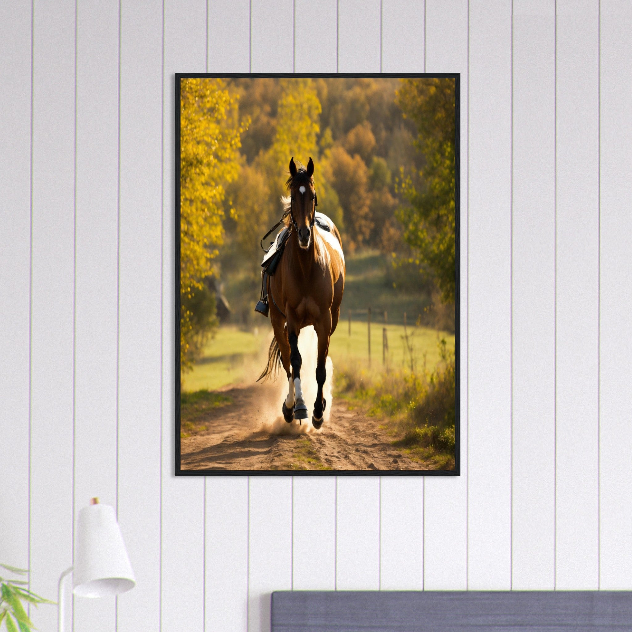 Canvanation Print Material 70x100 cm / 28x40″ Tableau Cheval Noblesse et Force