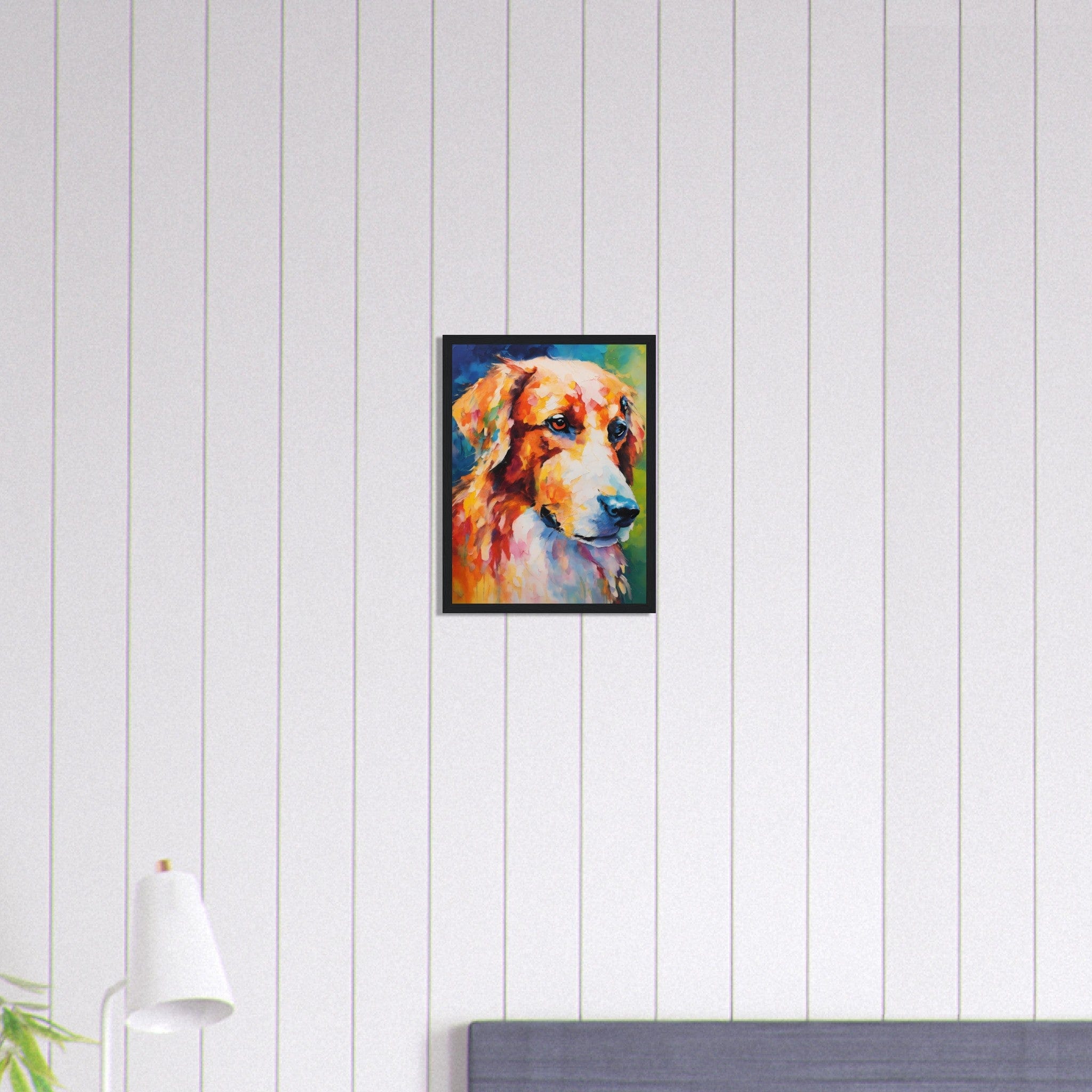 Canvanation Print Material 30x40 cm / 12x16″ Tableau Chien Loyal Compagnon