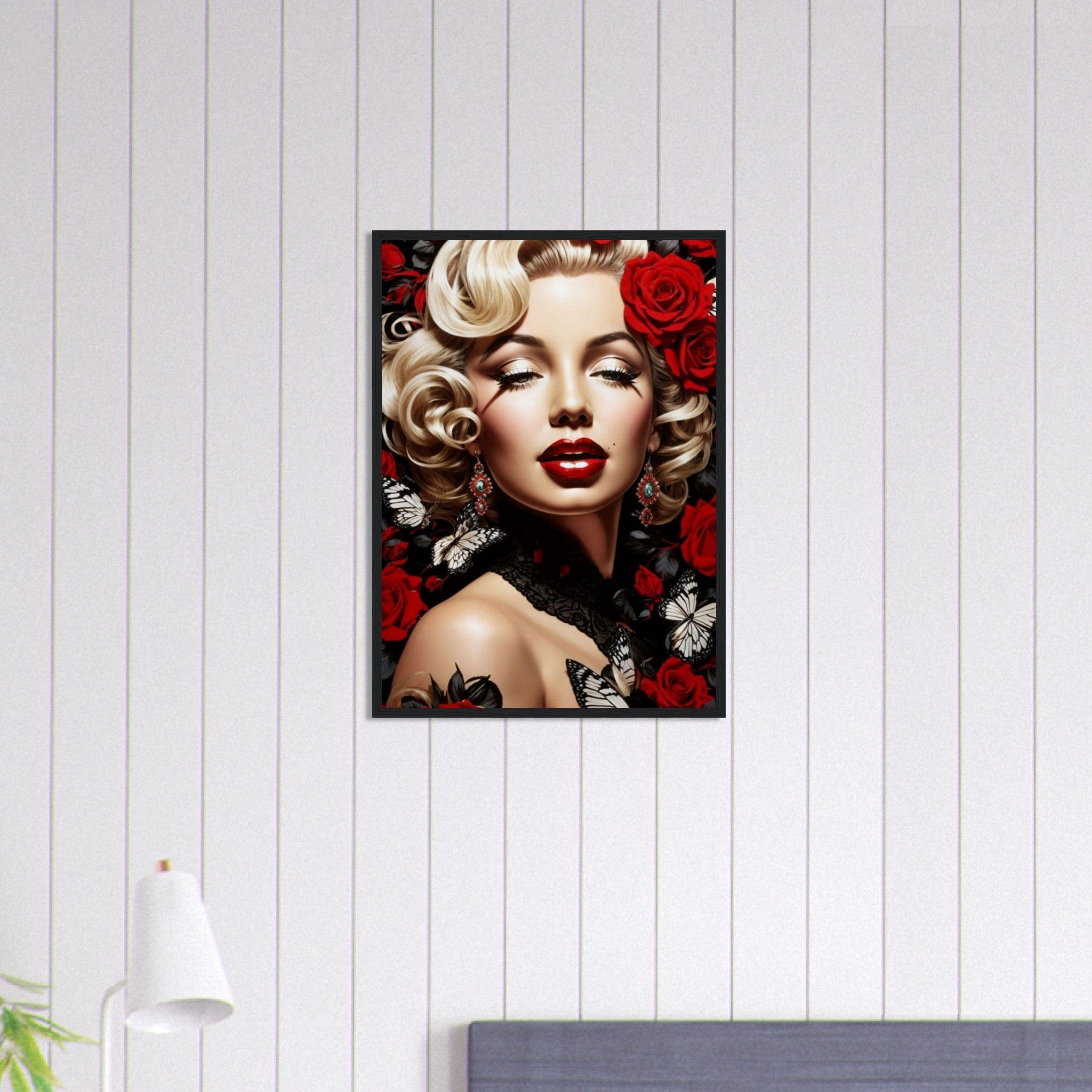 Canvanation Print Material 50x70 cm / 20x28″ Tableau Marilyn Monroe Fleur