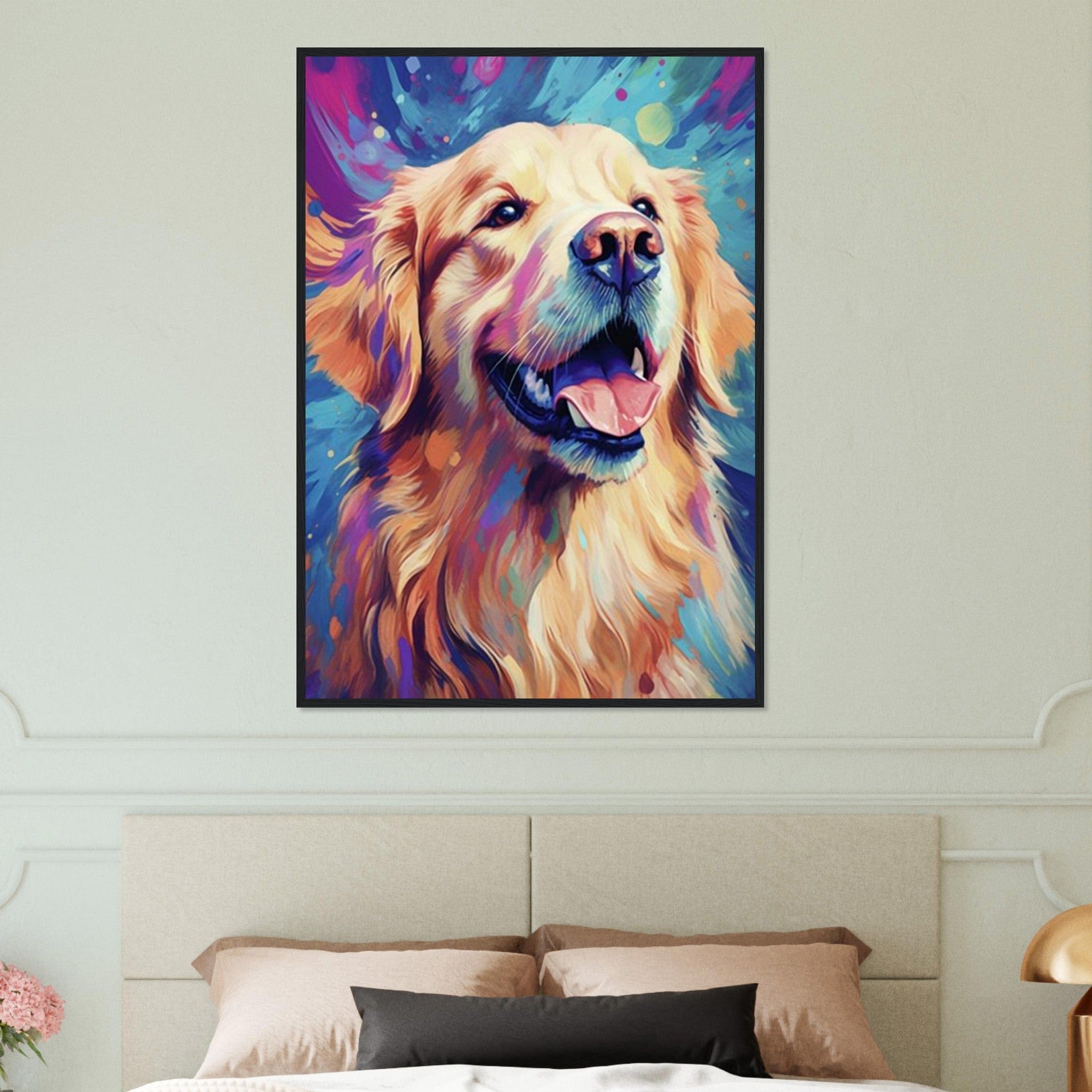 Canvanation Print Material Tableau Chien - Amitié sans mots