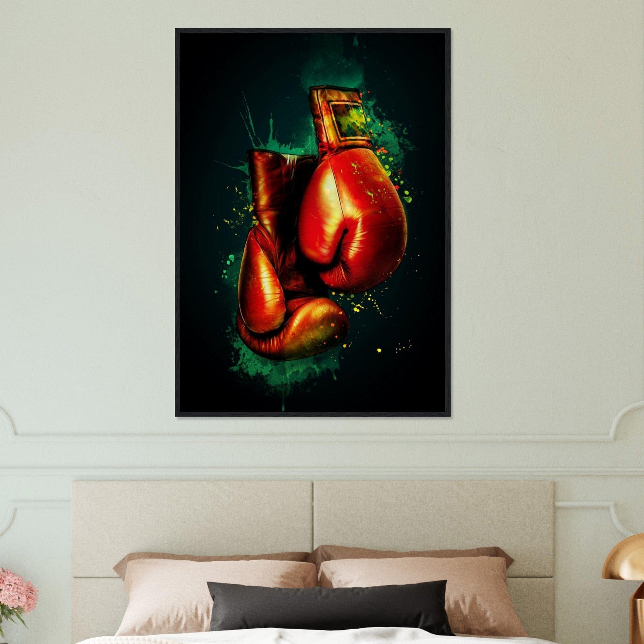 Canvanation Print Material 70x100 cm / 28x40″ Tableau Boxe Porte Chance