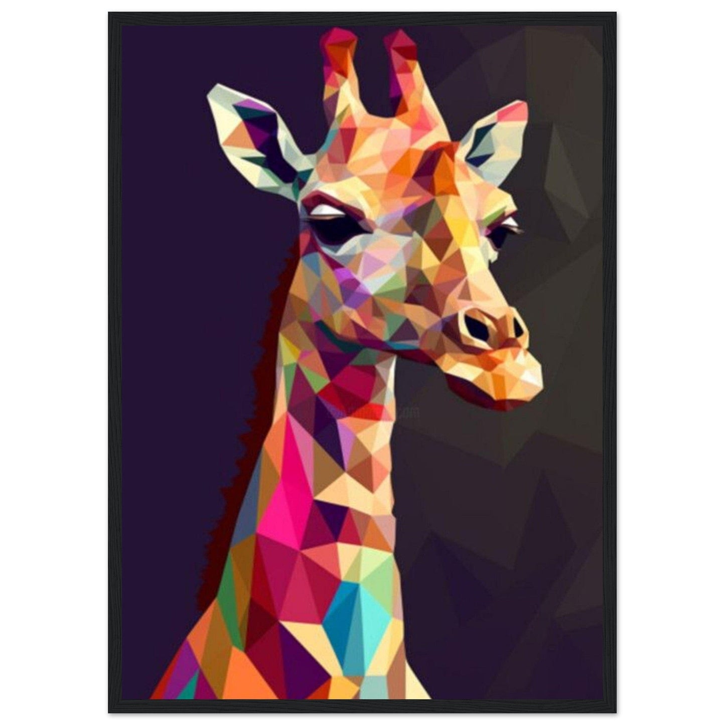 Toile Peinture Girafe - Canvanation