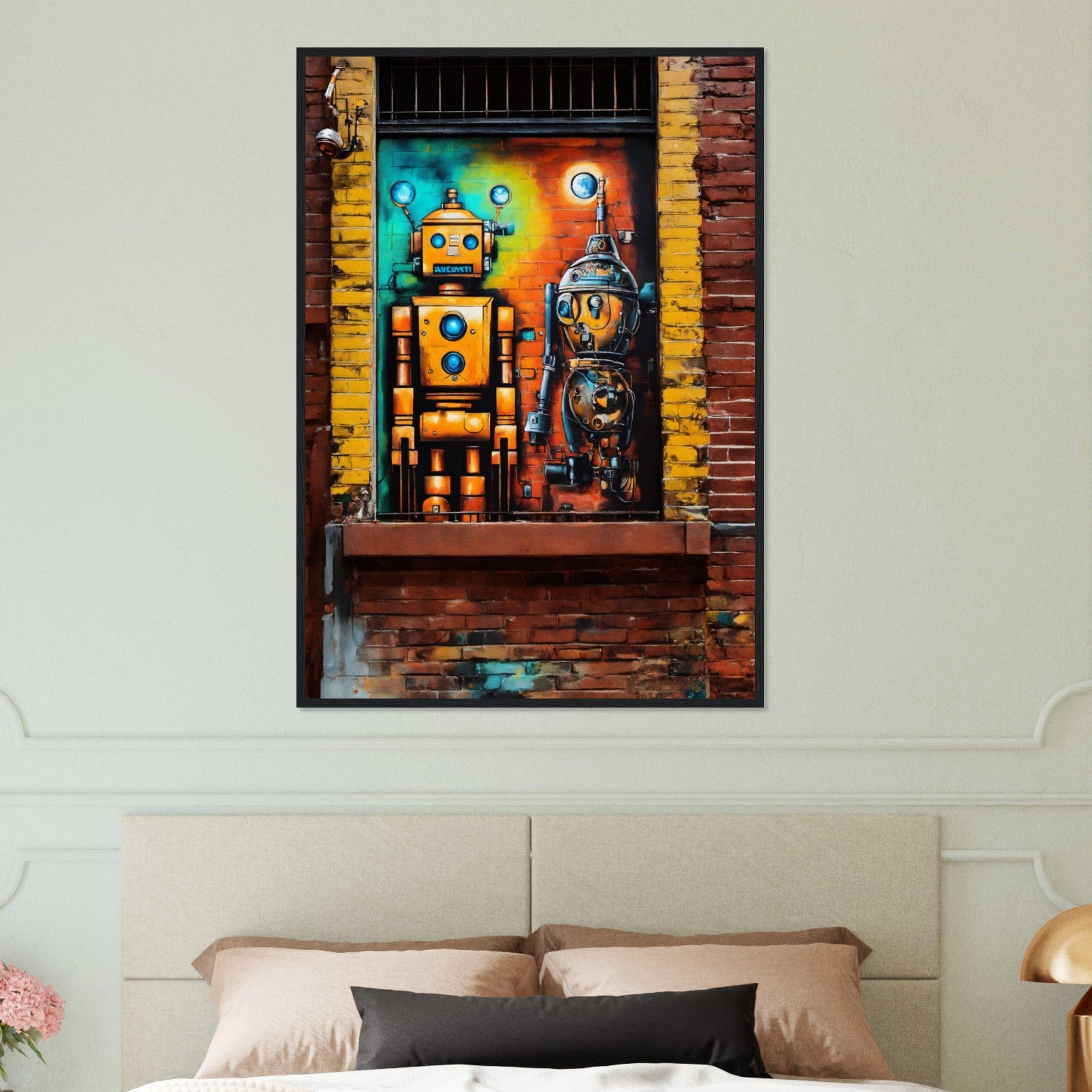 Canvanation Print Material Tableau Street Art Xxl Robots