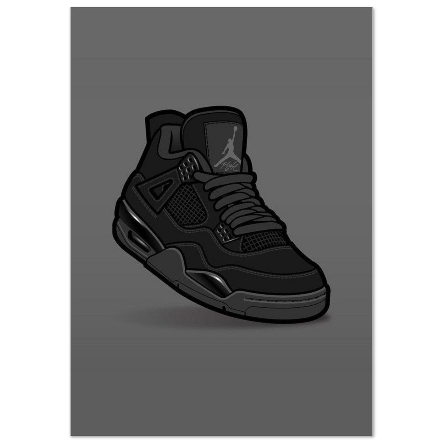 Tableau Sneaker Jordan Noir - Canvanation