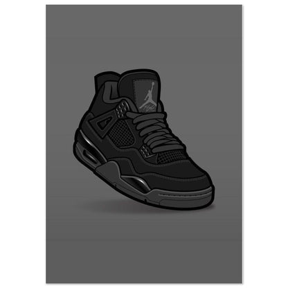 Tableau Sneaker Jordan Noir - Canvanation