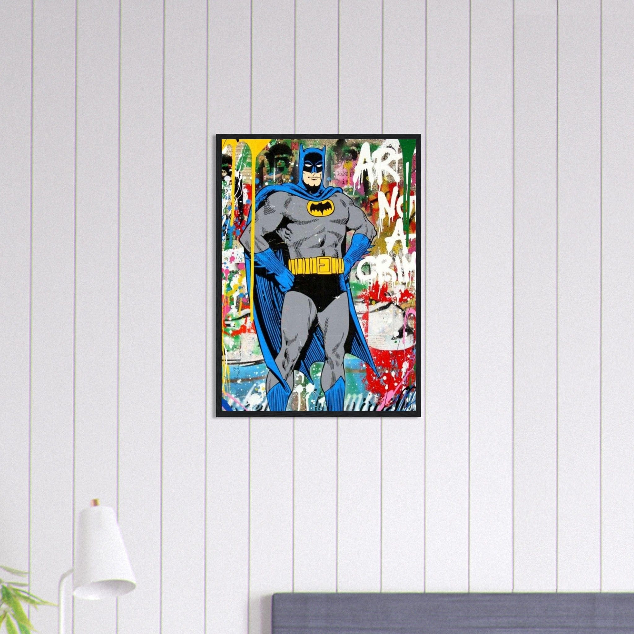 Canvanation Print Material 50x70 cm / 20x28″ Tableau Batman Street Art