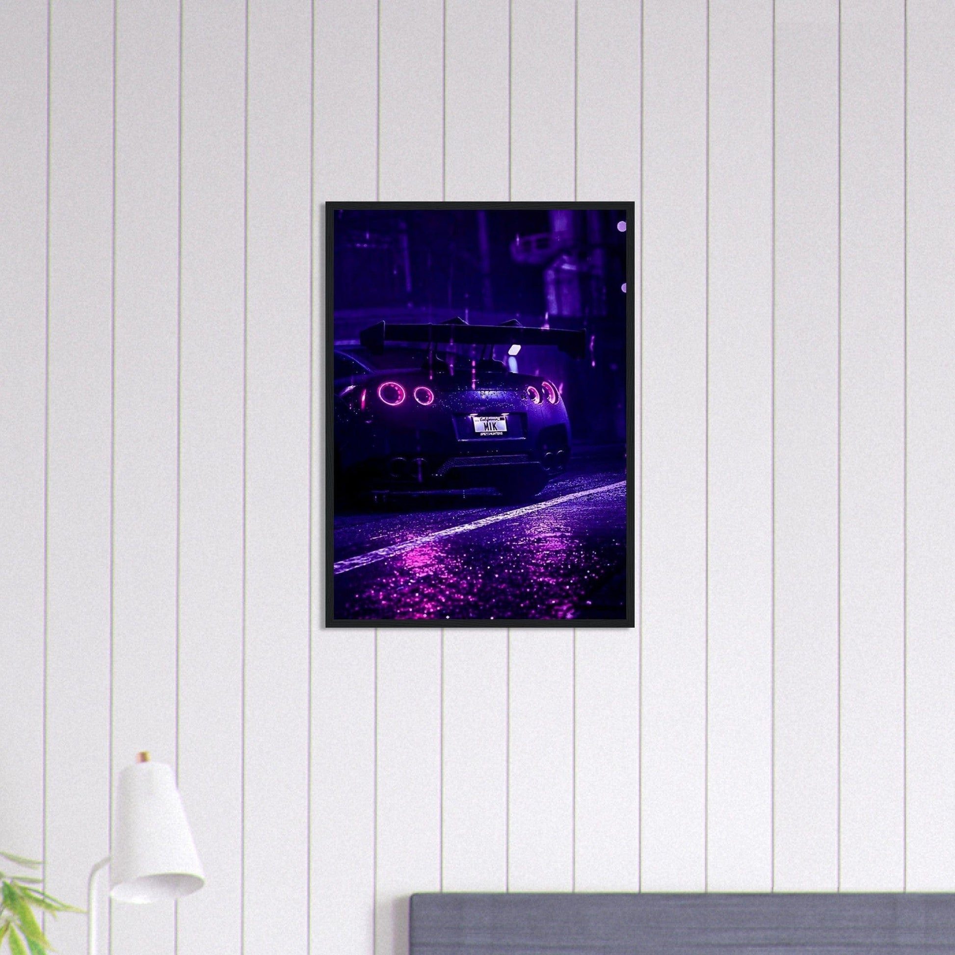 Tableau Voiture NosSkyline Violet Canvanation