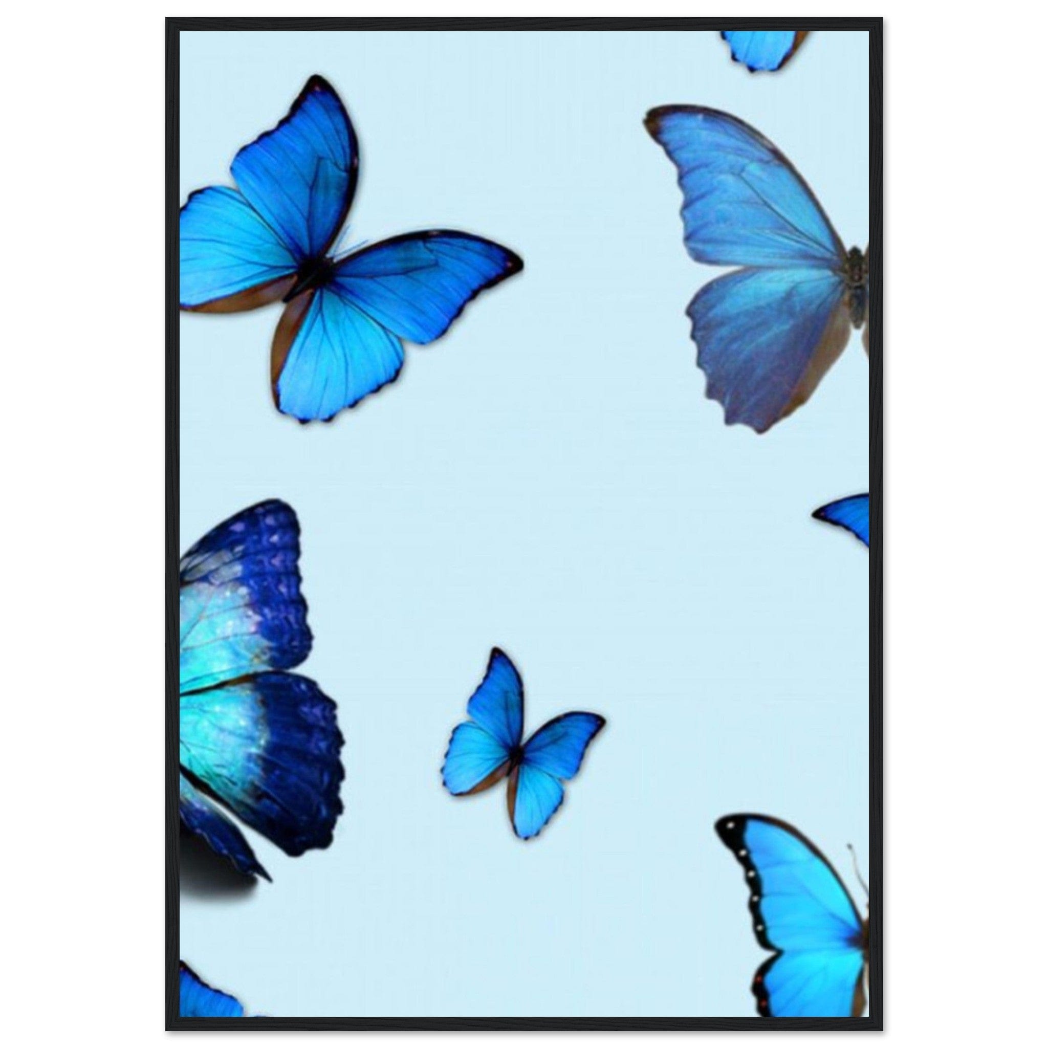 Tableau Papillons Bleu - Canvanation