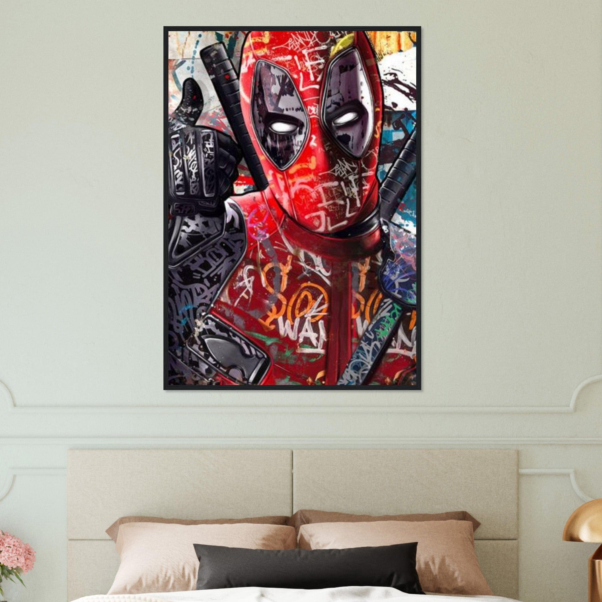 Canvanation Print Material Tableau Street Art Super Hero