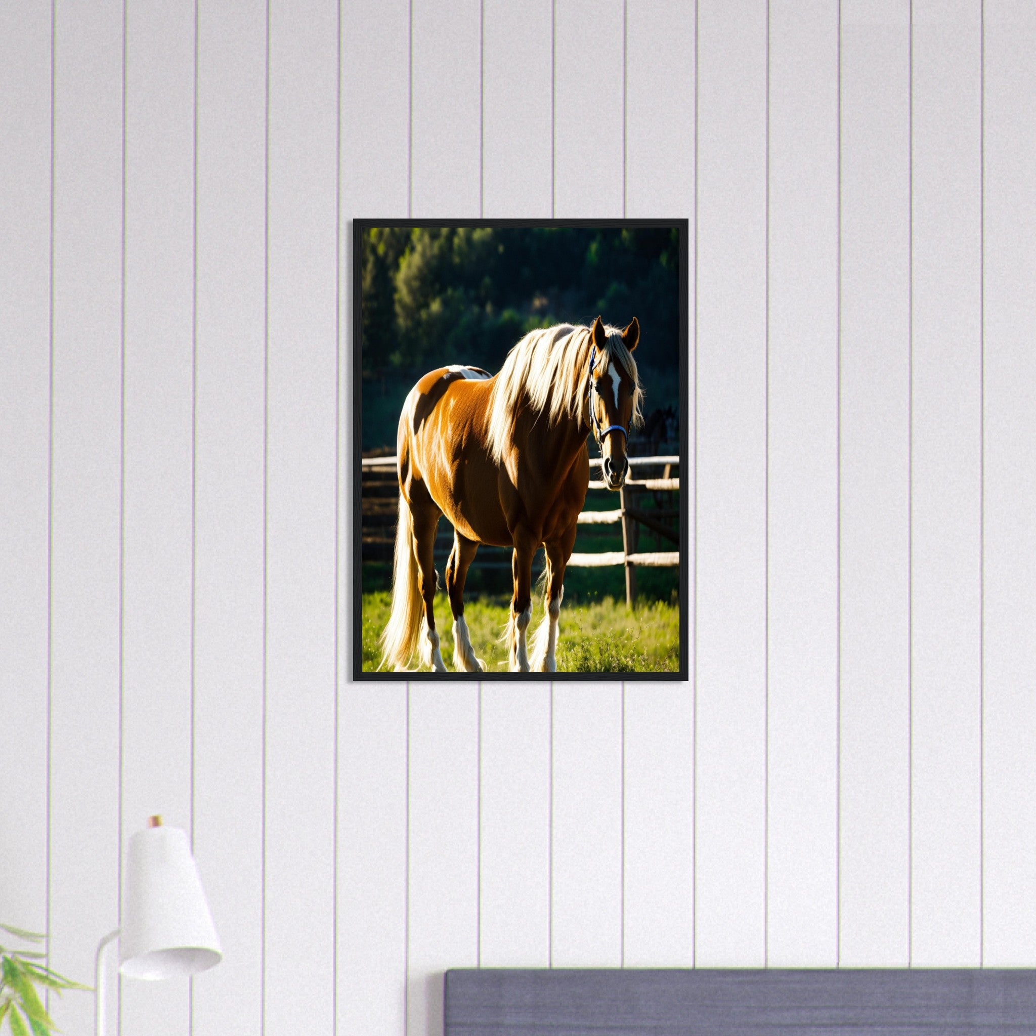 Canvanation Print Material 50x70 cm / 20x28″ Tableau Cheval L'Esprit des Plaines