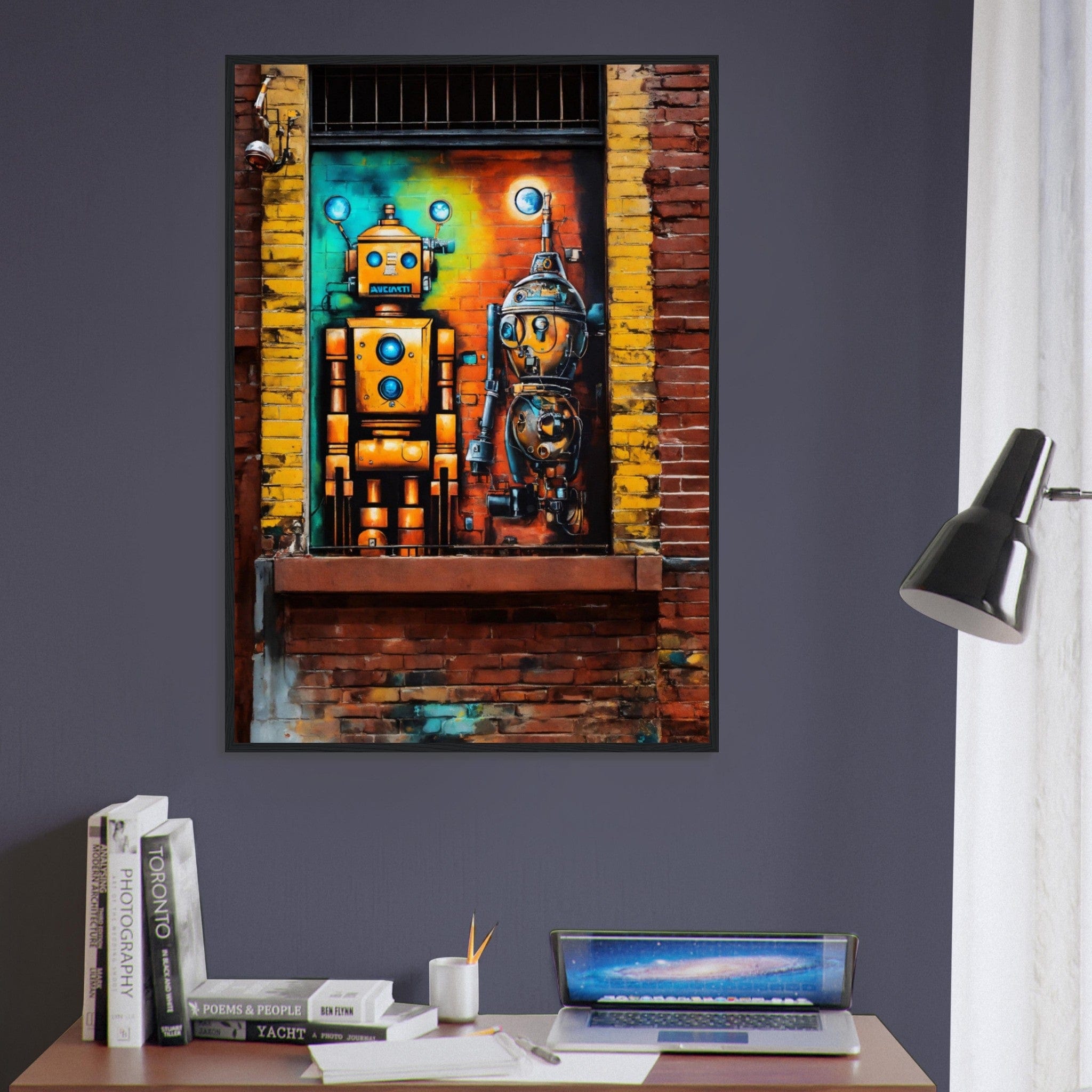 Canvanation Print Material Tableau Street Art Xxl Robots