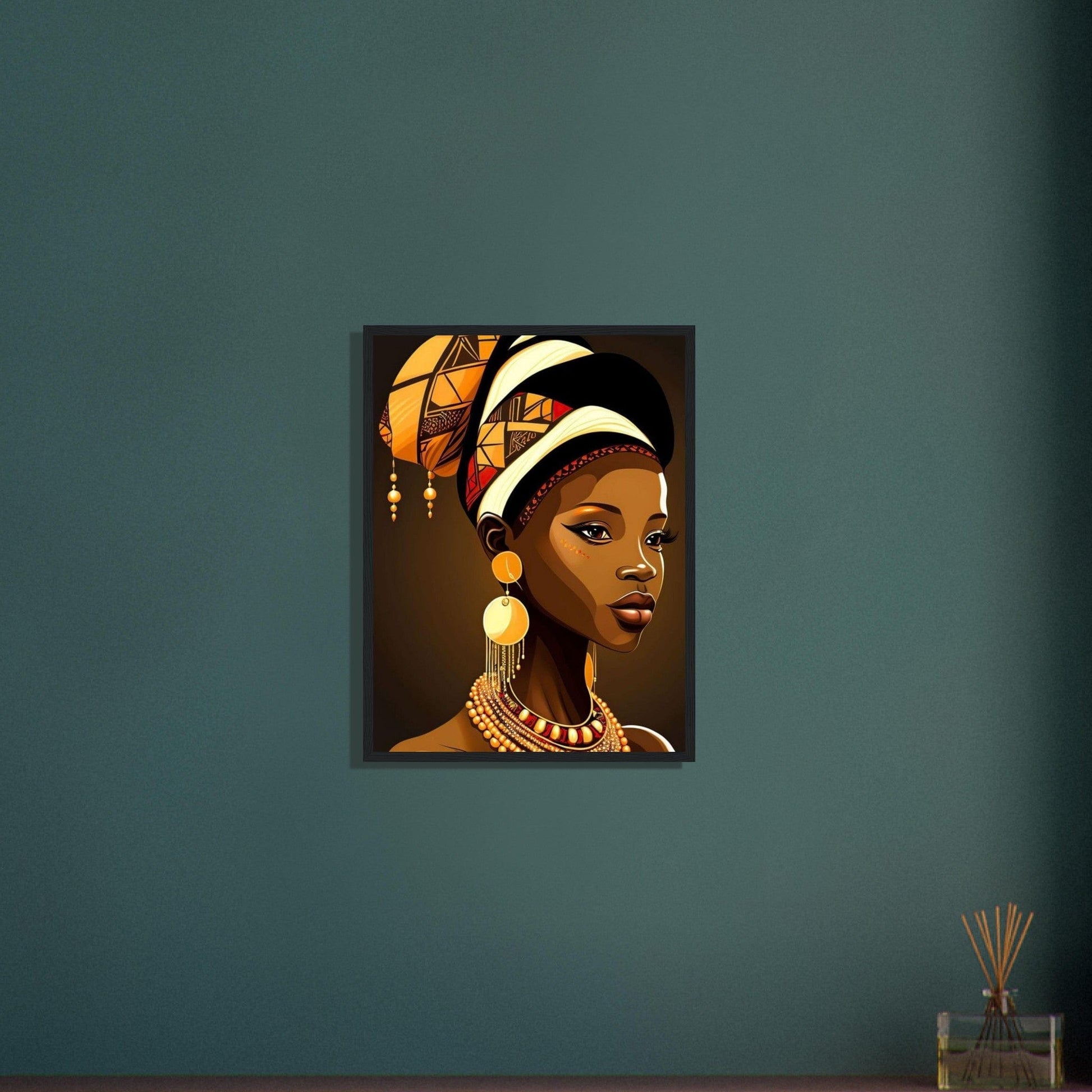 Peinture Femme Afro Canvanation