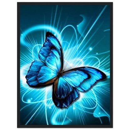 Tableau Papillon bleu - Canvanation