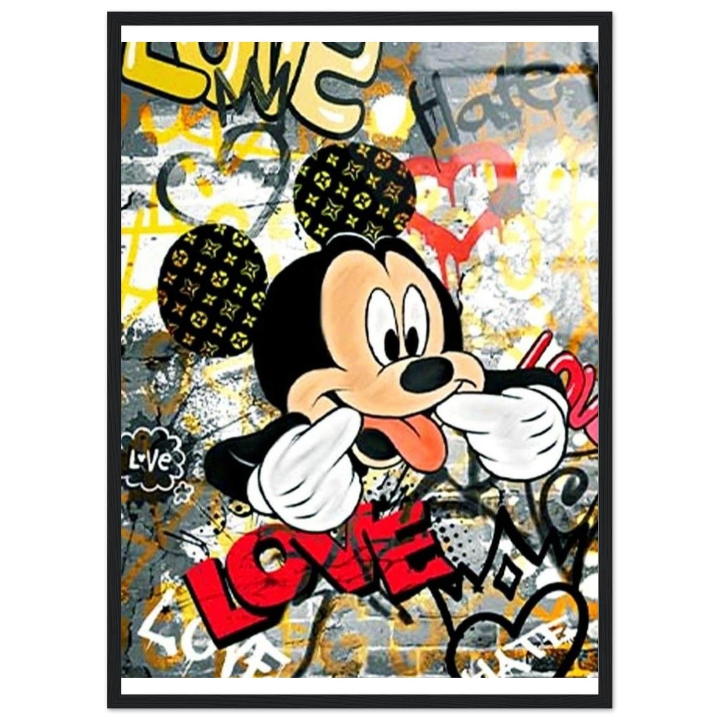 Tableau Street Art Mickey - Canvanation