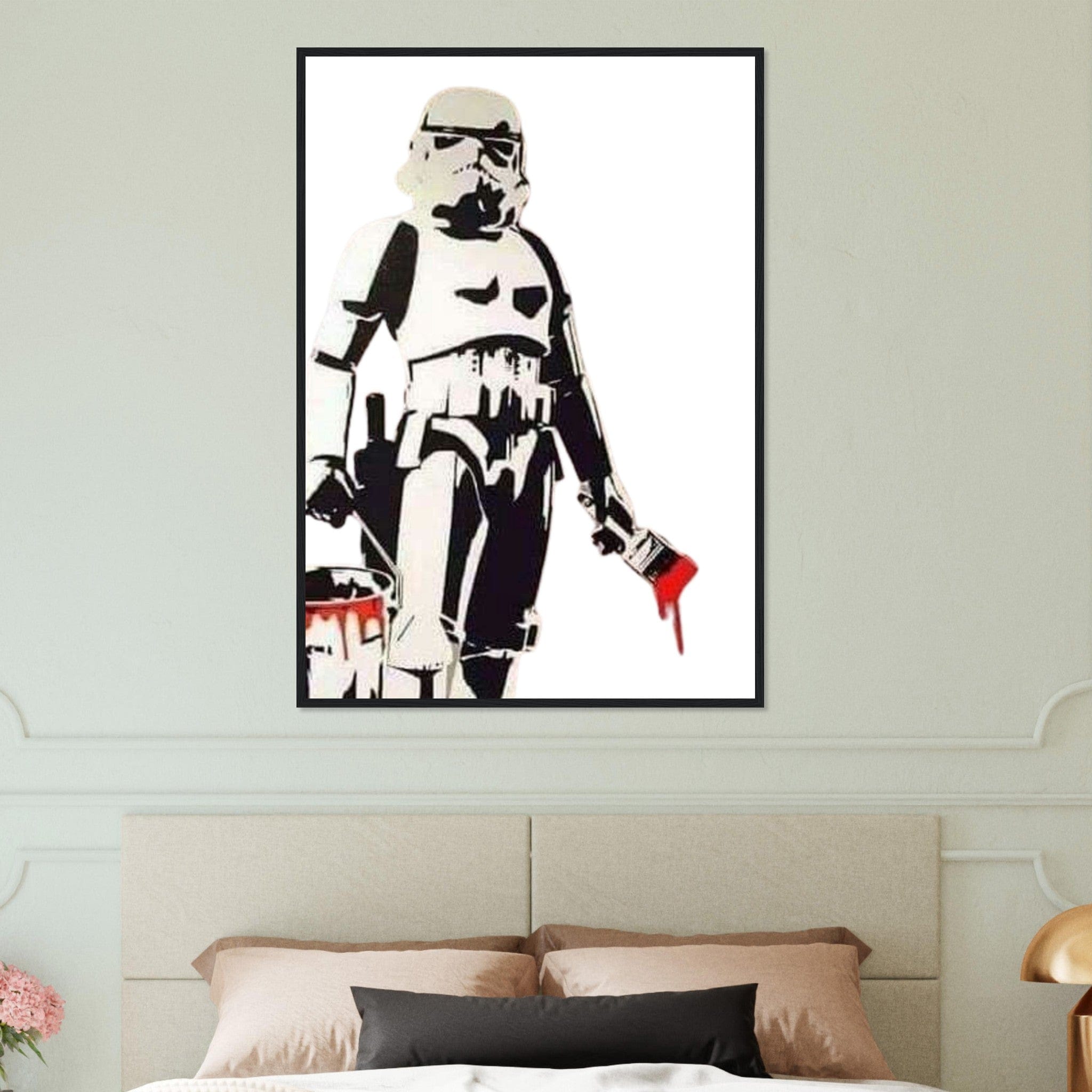 Canvanation Print Material Tableau Style Banksy Street Art