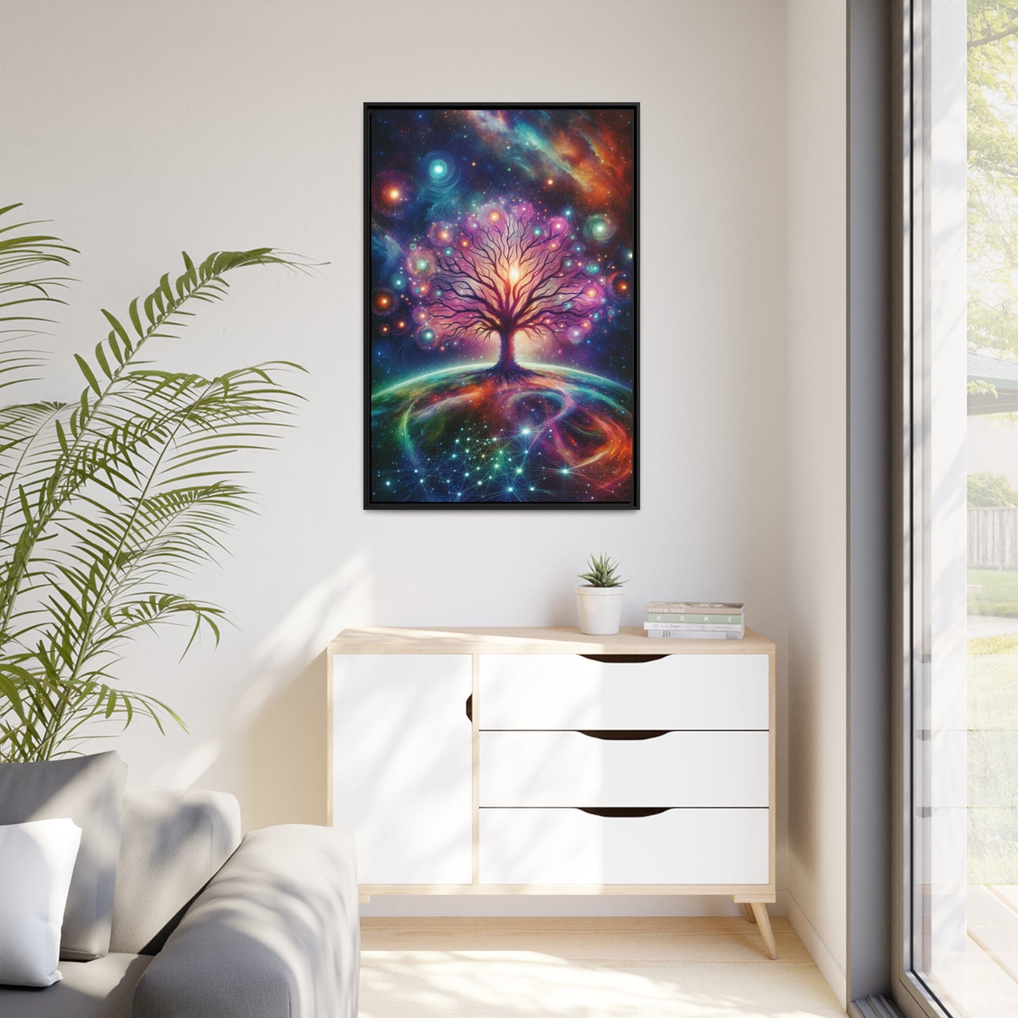 Printify Canvas Tableau Arbre De Vie Énergie Éthérée