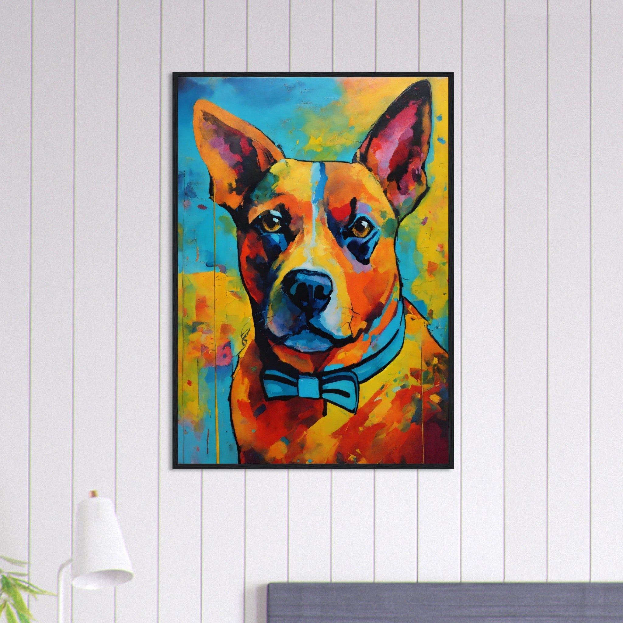 Canvanation Print Material 70x100 cm / 28x40″ Tableau Chien L'Éclat Du Jour