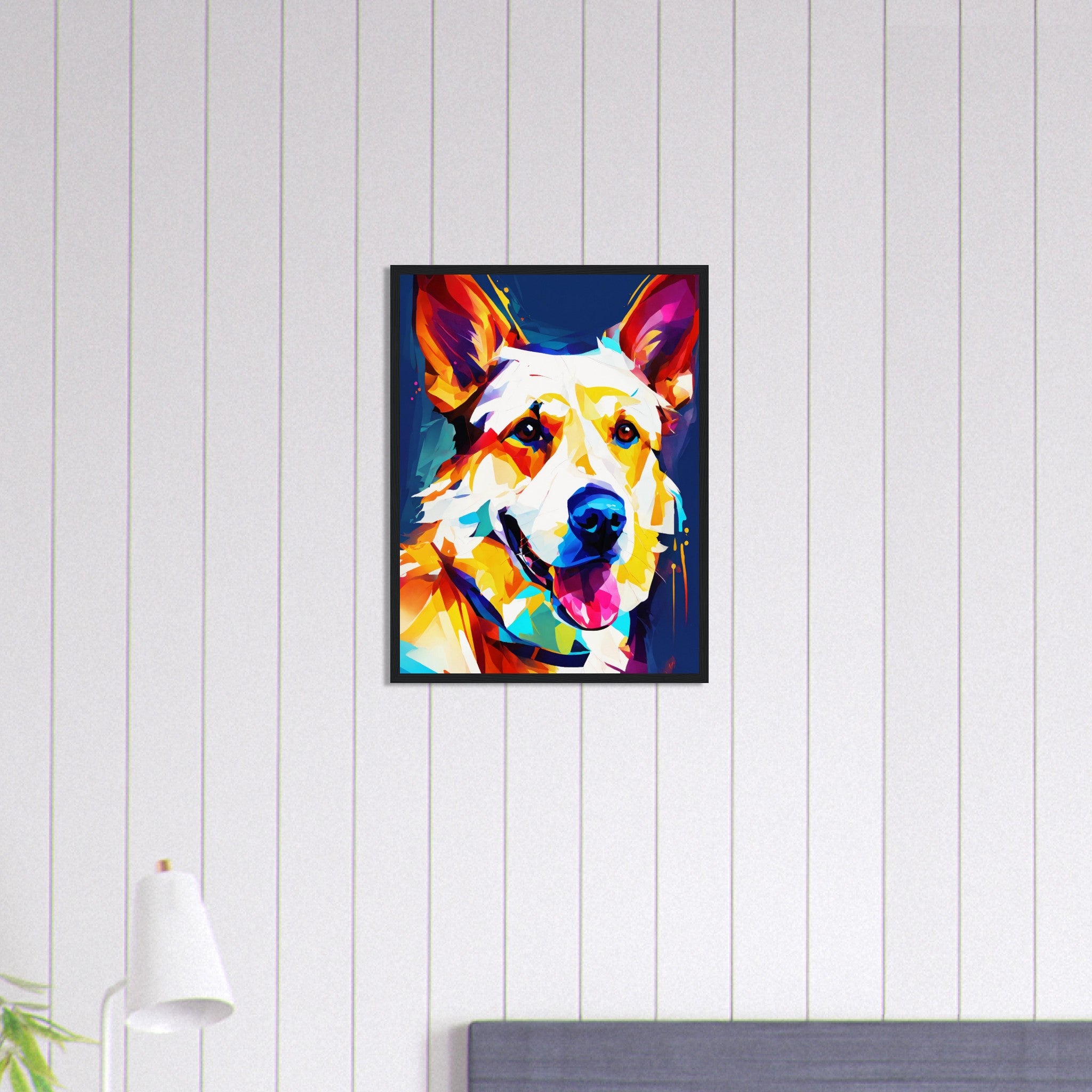 Canvanation Print Material 45x60 cm / 18x24″ Tableau Chien Esprit Libre