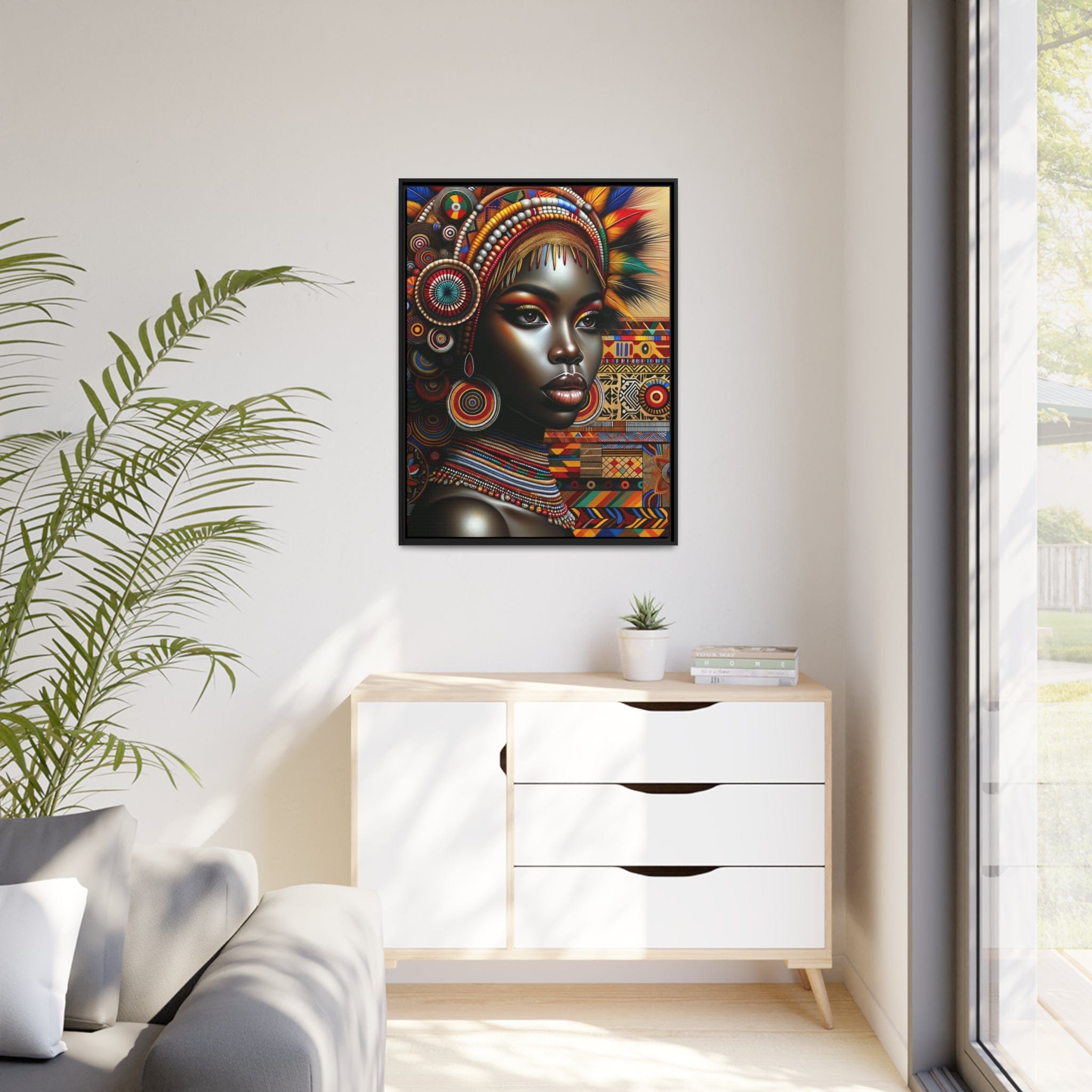 Printify Canvas Tableau "La Beauté et la Puissance des Femmes Africaines"