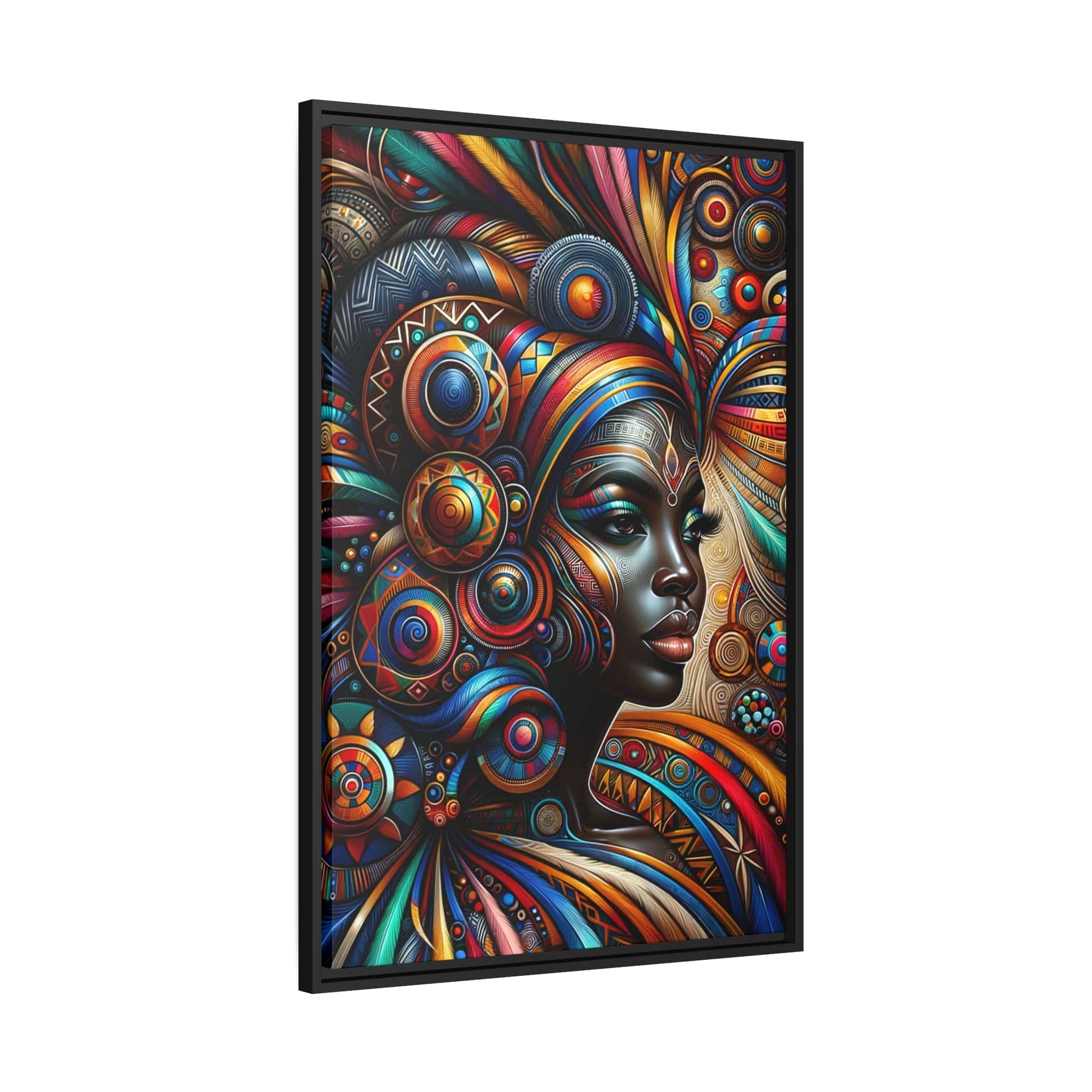 Printify Canvas Tableau "La force et la beauté de la femme africaine dans l'art"