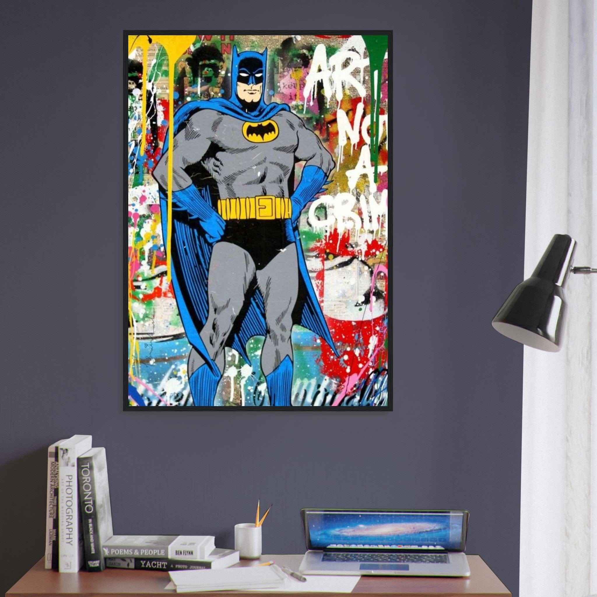 Canvanation Print Material Tableau Batman Street Art