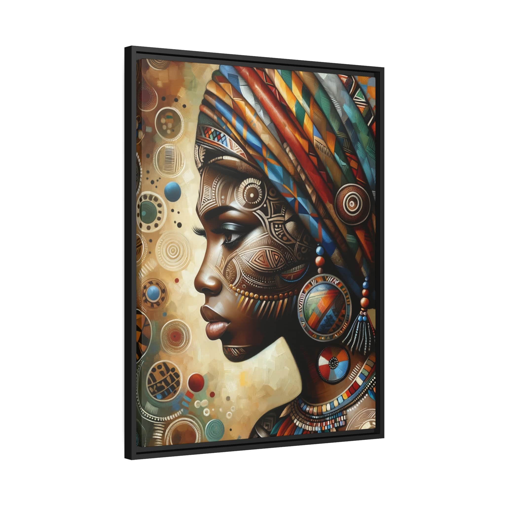 Printify Canvas Tableau "La beauté, la grâce et la force des femmes africaines"