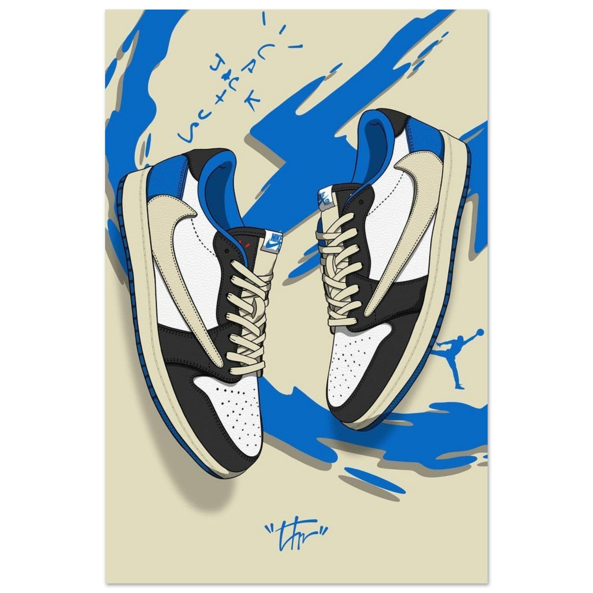 Gelato Print Material 60x90 cm / 24x36″ Poster Sneaker Beige