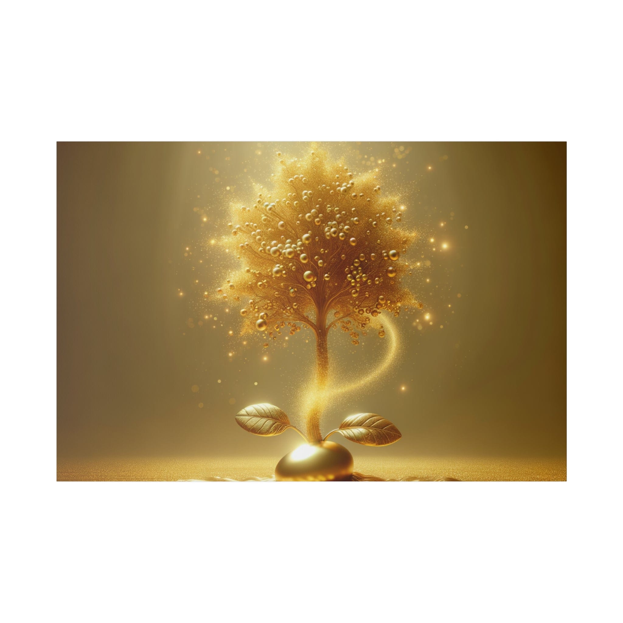 Printify Canvas Tableau  L'Arbre d'Or de la Vie