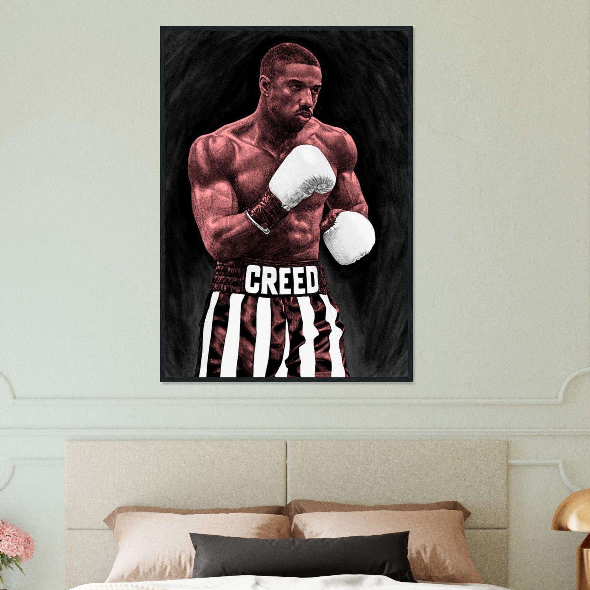 Canvanation Print Material 70x100 cm / 28x40″ Tableau Boxe Michael B Jordan