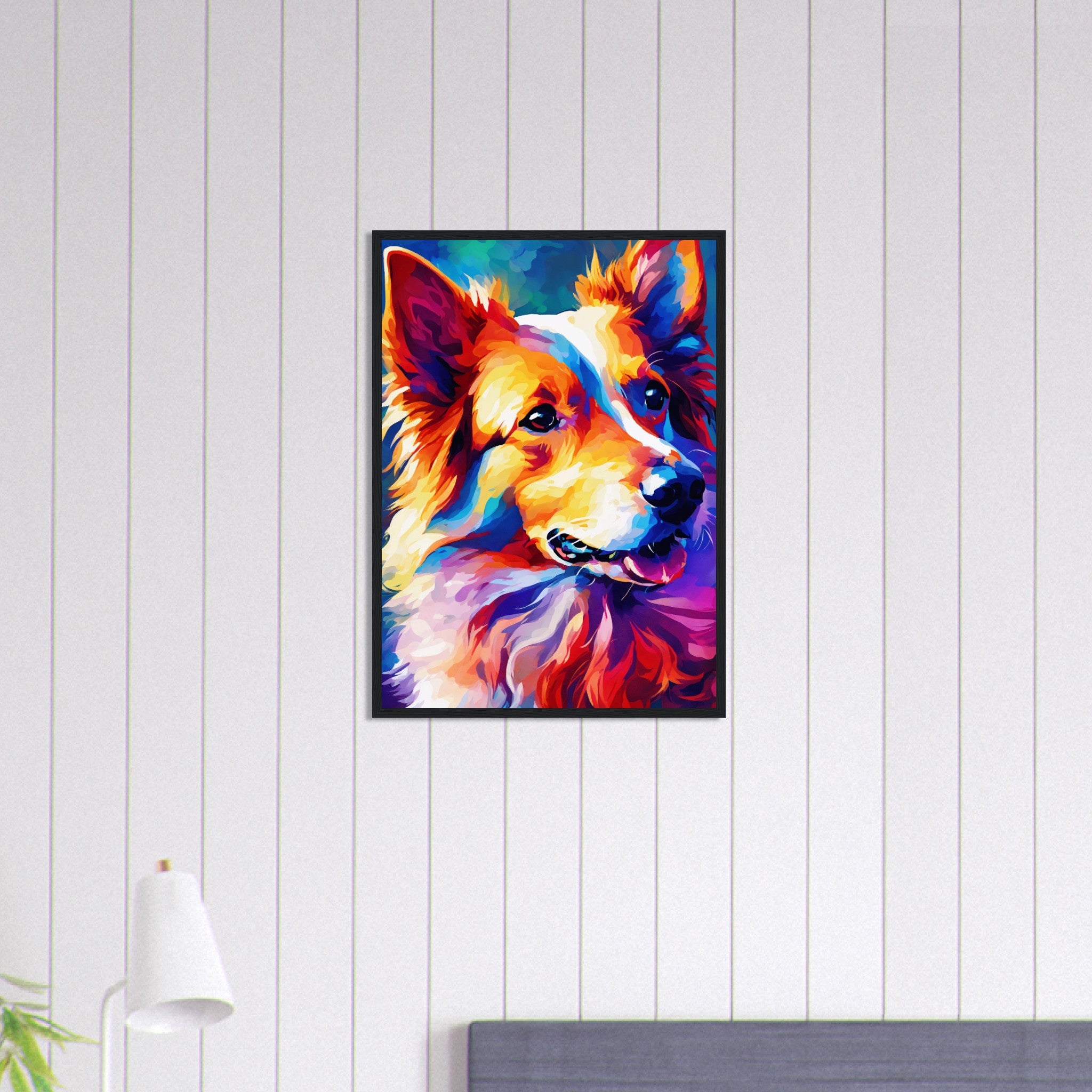 Canvanation Print Material 50x70 cm / 20x28″ Tableau Chien Fidèle Gardien