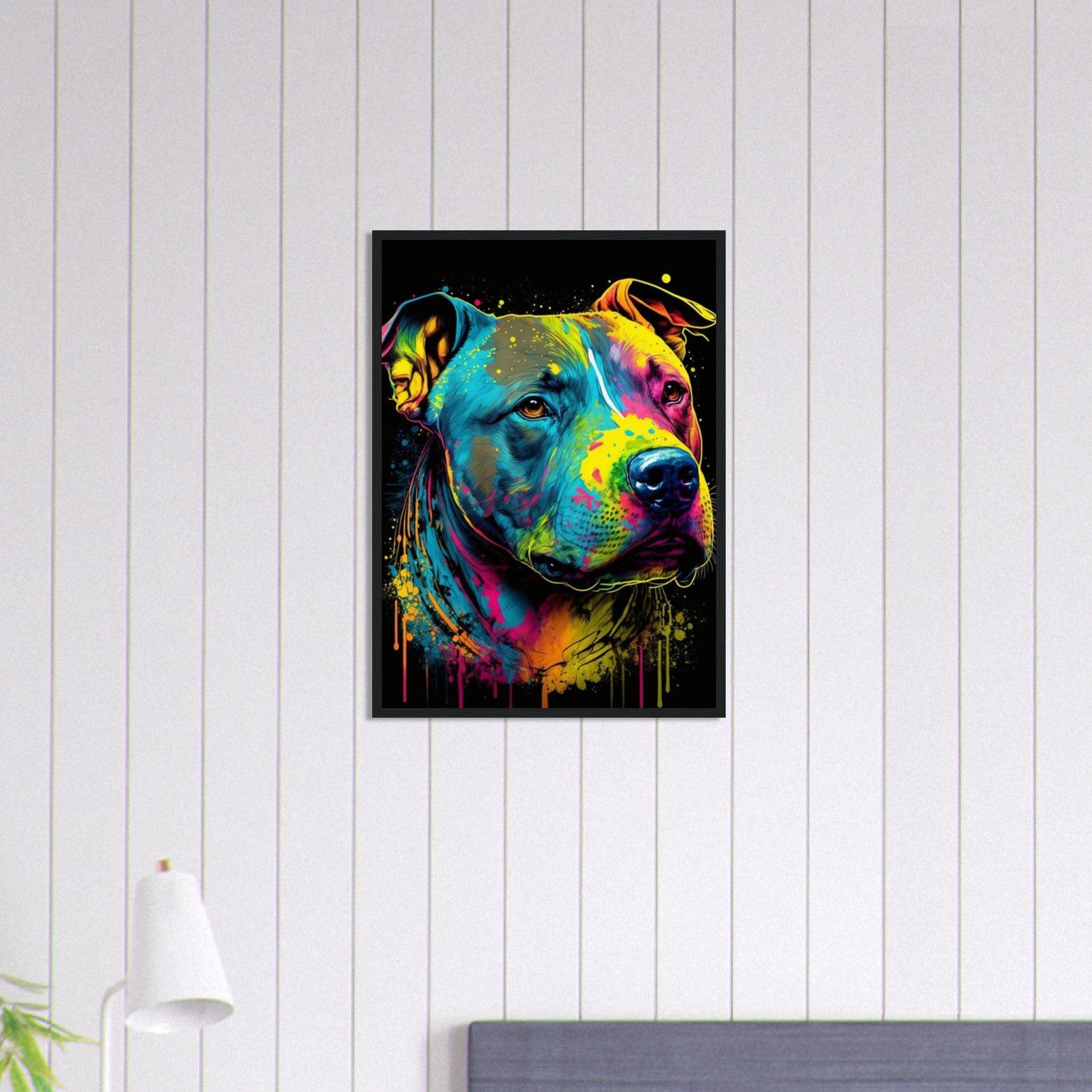 Canvanation Print Material 50x70 cm / 20x28″ Tableau Chien - Regard tendre