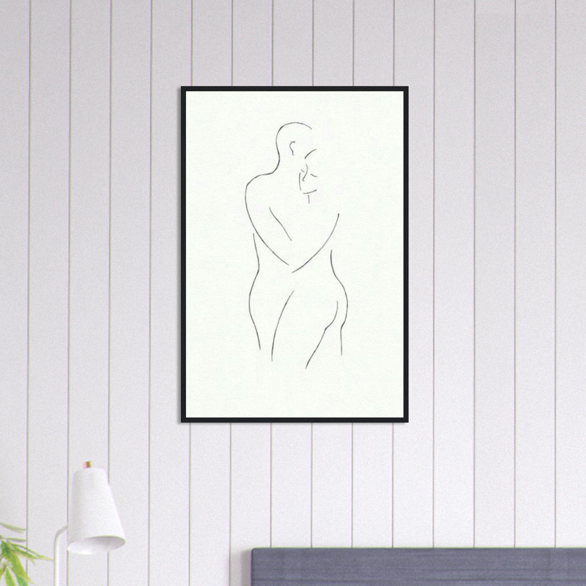 Canvanation Print Material 60x90 cm / 24x36″ Tableau Couple Complicité en toile