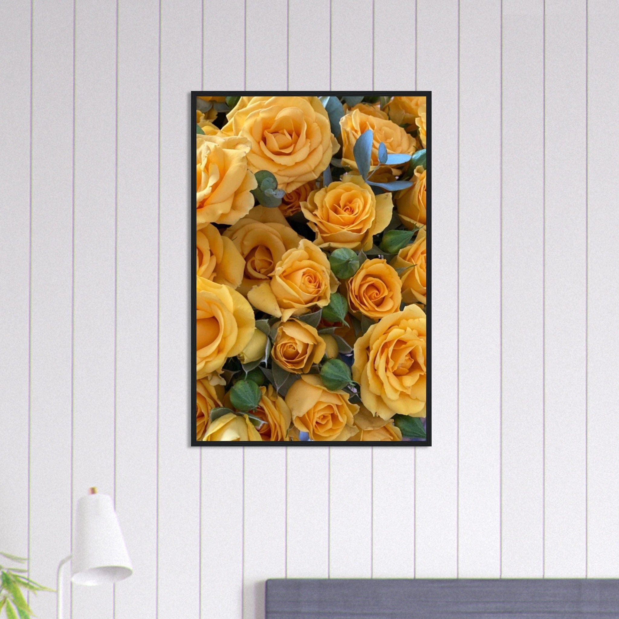 Canvanation Print Material 60x90 cm / 24x36″ Tableau Roses Orange