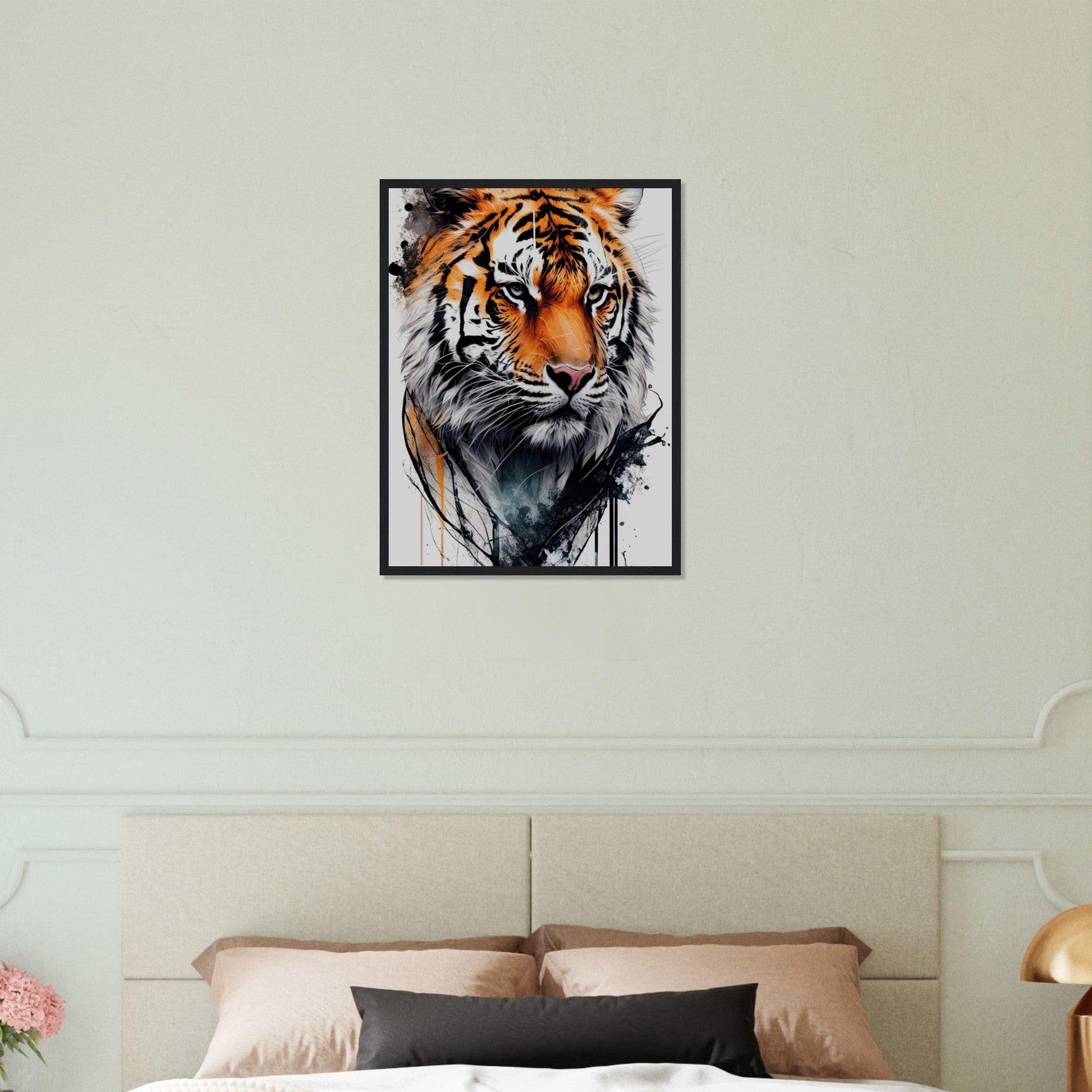 Tableau Tigre Dessin - Canvanation