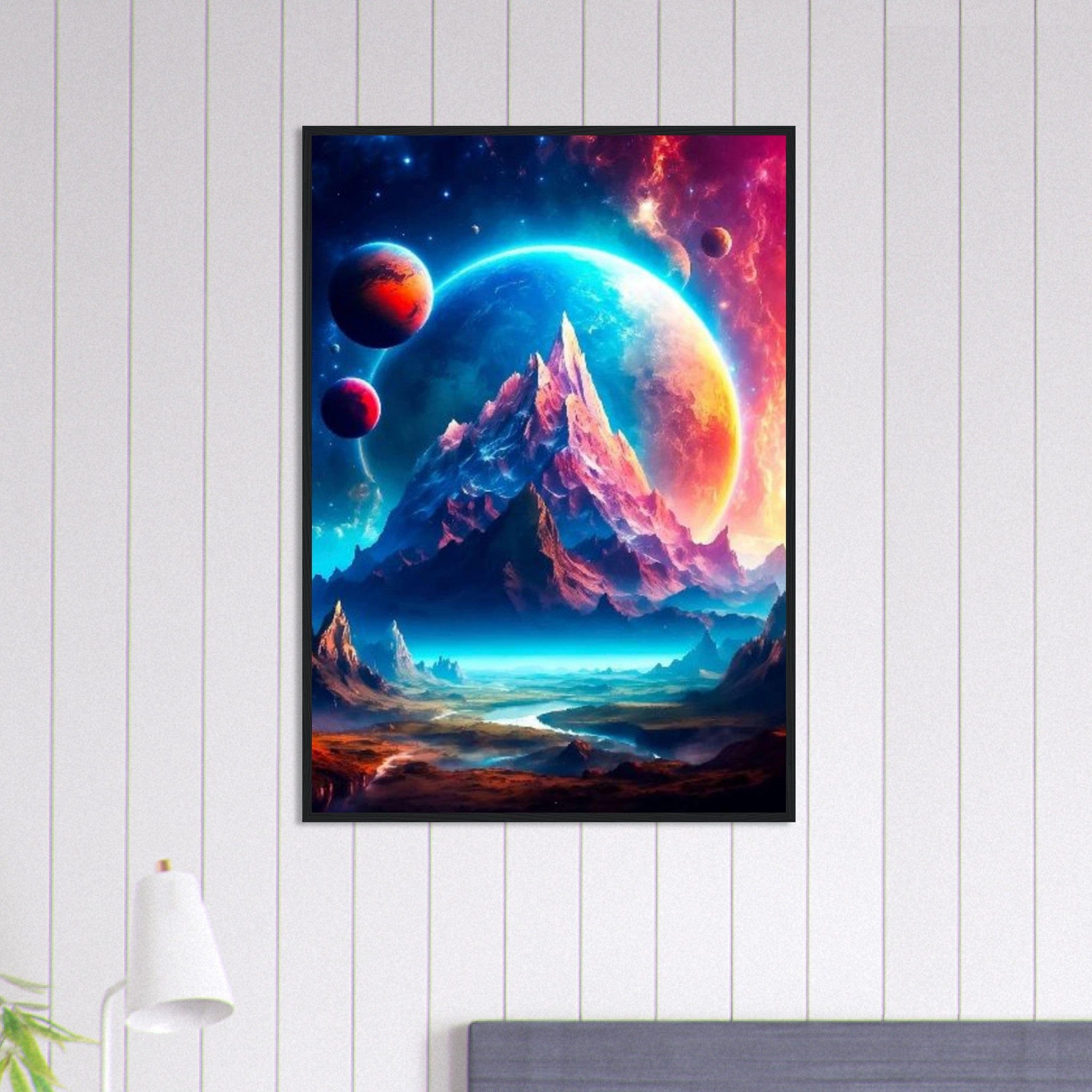 Canvanation Print Material 70x100 cm / 28x40″ Tableau Planete Exploration Cosmique