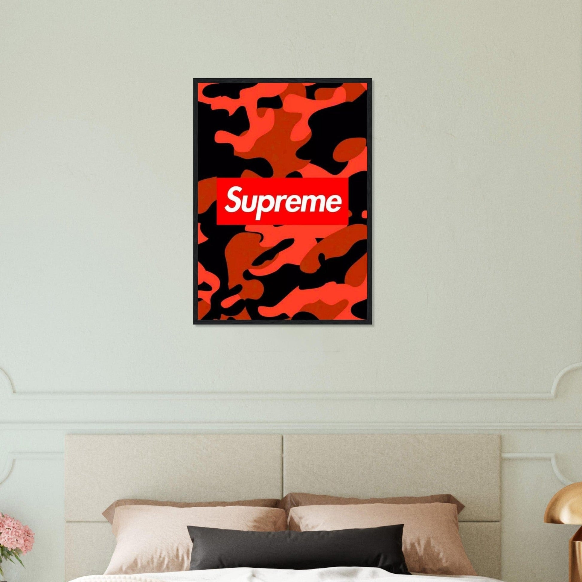 Tableau Marque De Luxe Supreme Rouge Canvanation