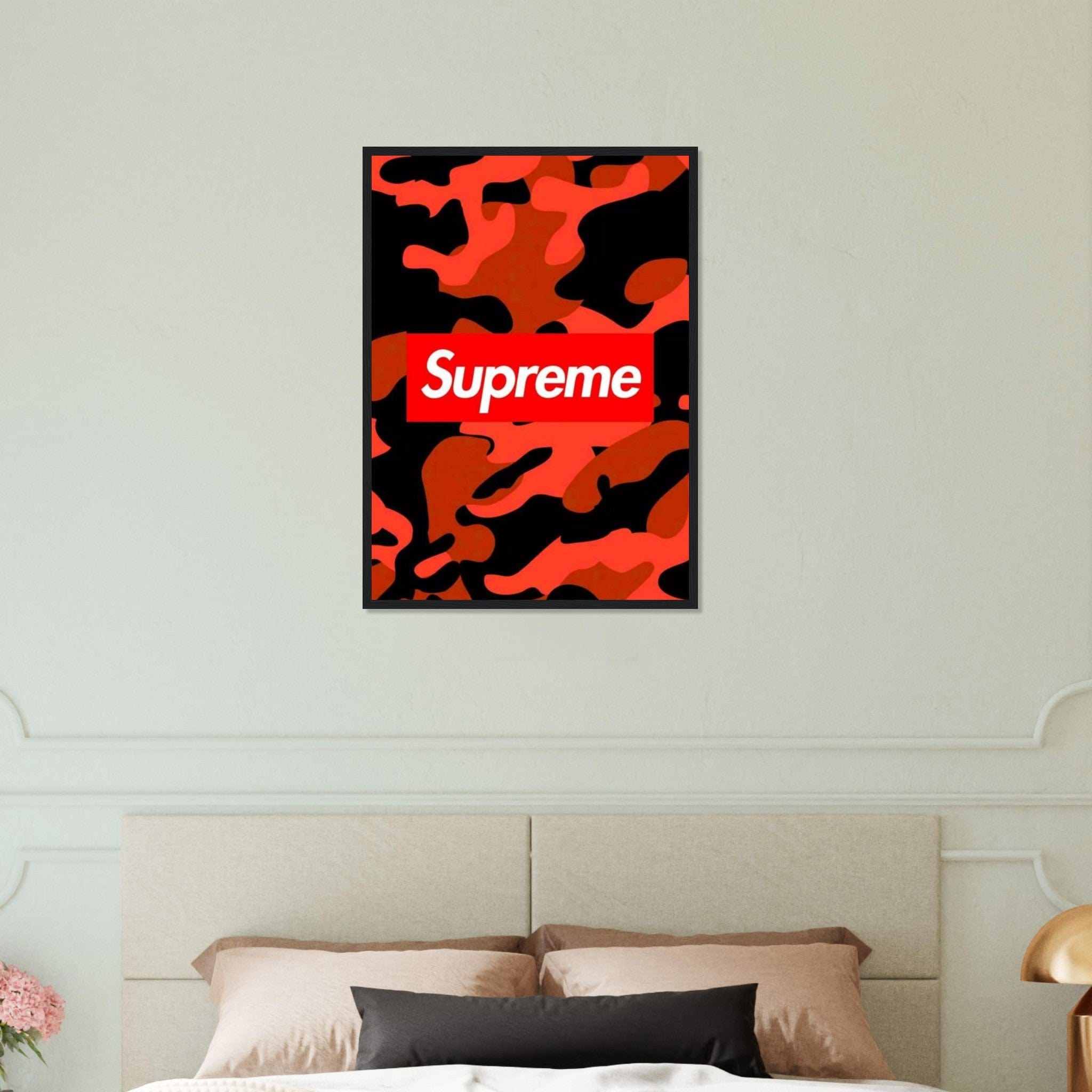 Canvanation Print Material 50x70 cm / 20x28″ Tableau Marque De Luxe Supreme Rouge