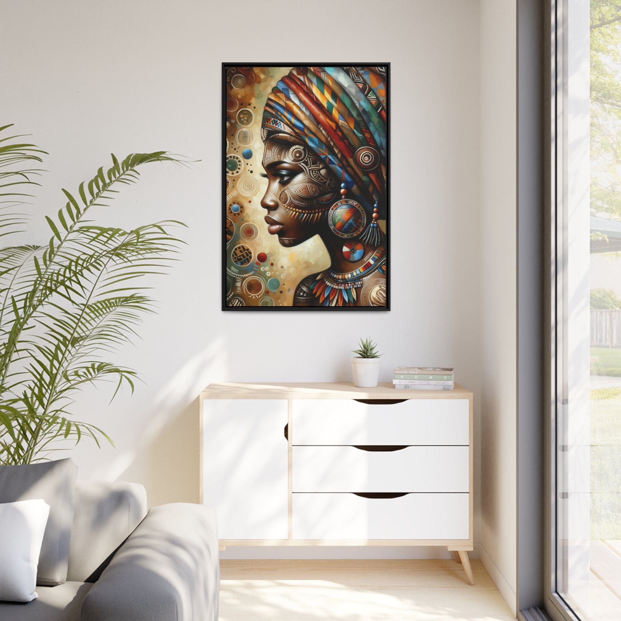 Printify Canvas Tableau "La beauté, la grâce et la force des femmes africaines"