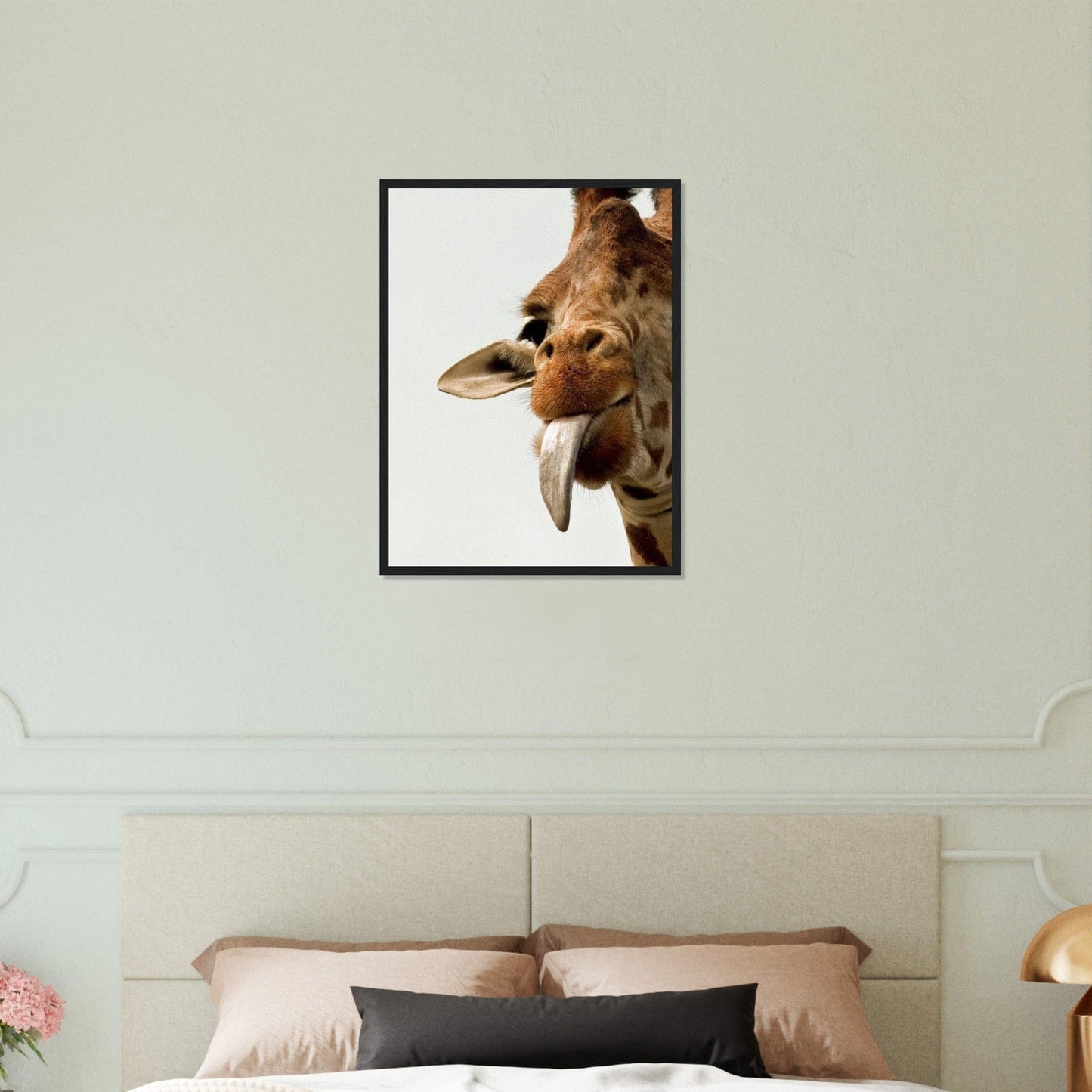 Tableau Girafe Rigolote