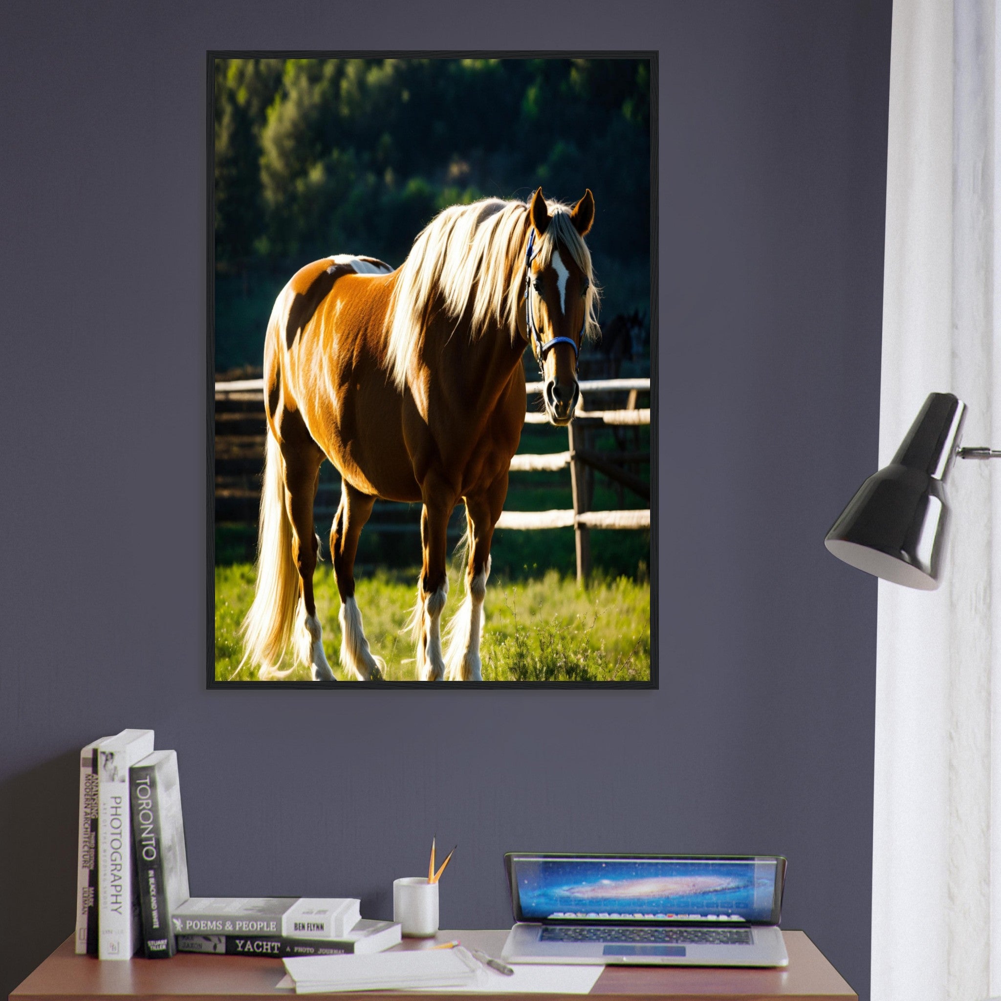 Canvanation Print Material Tableau Cheval L'Esprit des Plaines