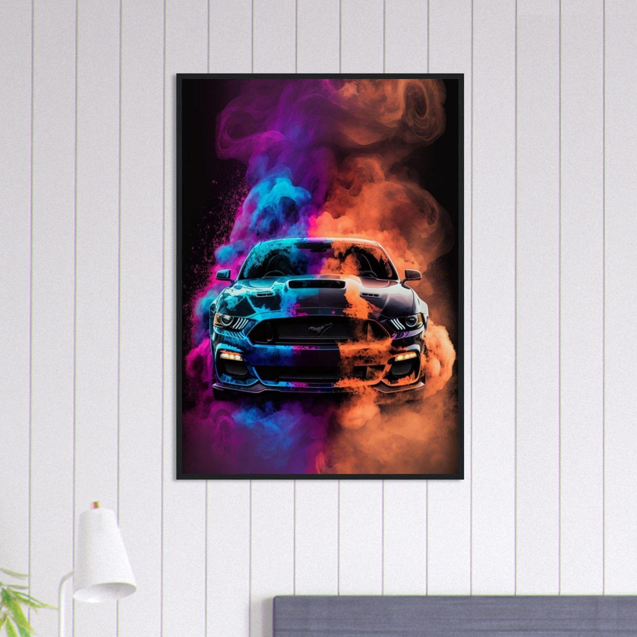 Canvanation Print Material 70x100 cm / 28x40″ Tableau Voiture Mustang Shelby Gt