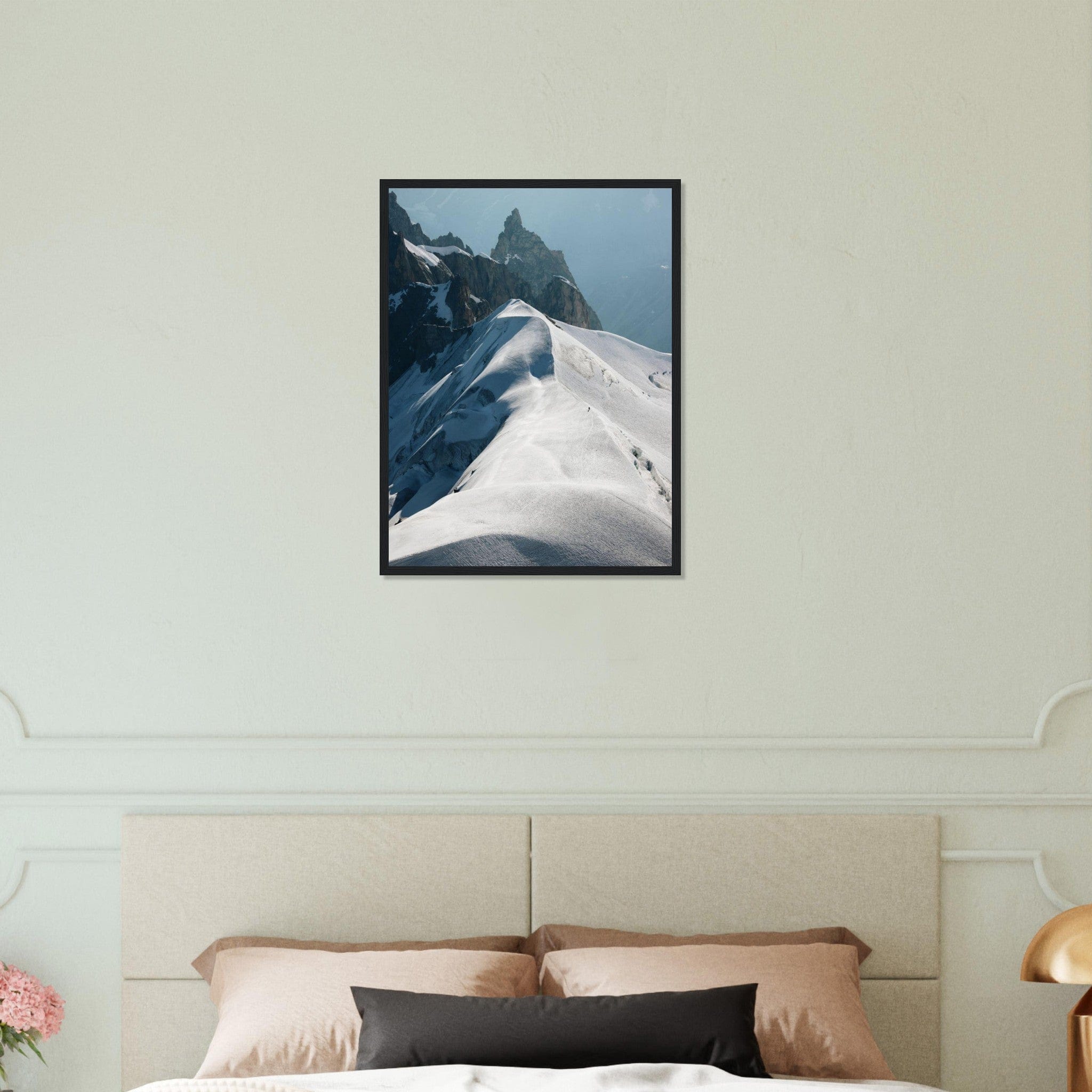 Canvanation Print Material 45x60 cm / 18x24″ Tableau Montagne Moderne Mont Blanc