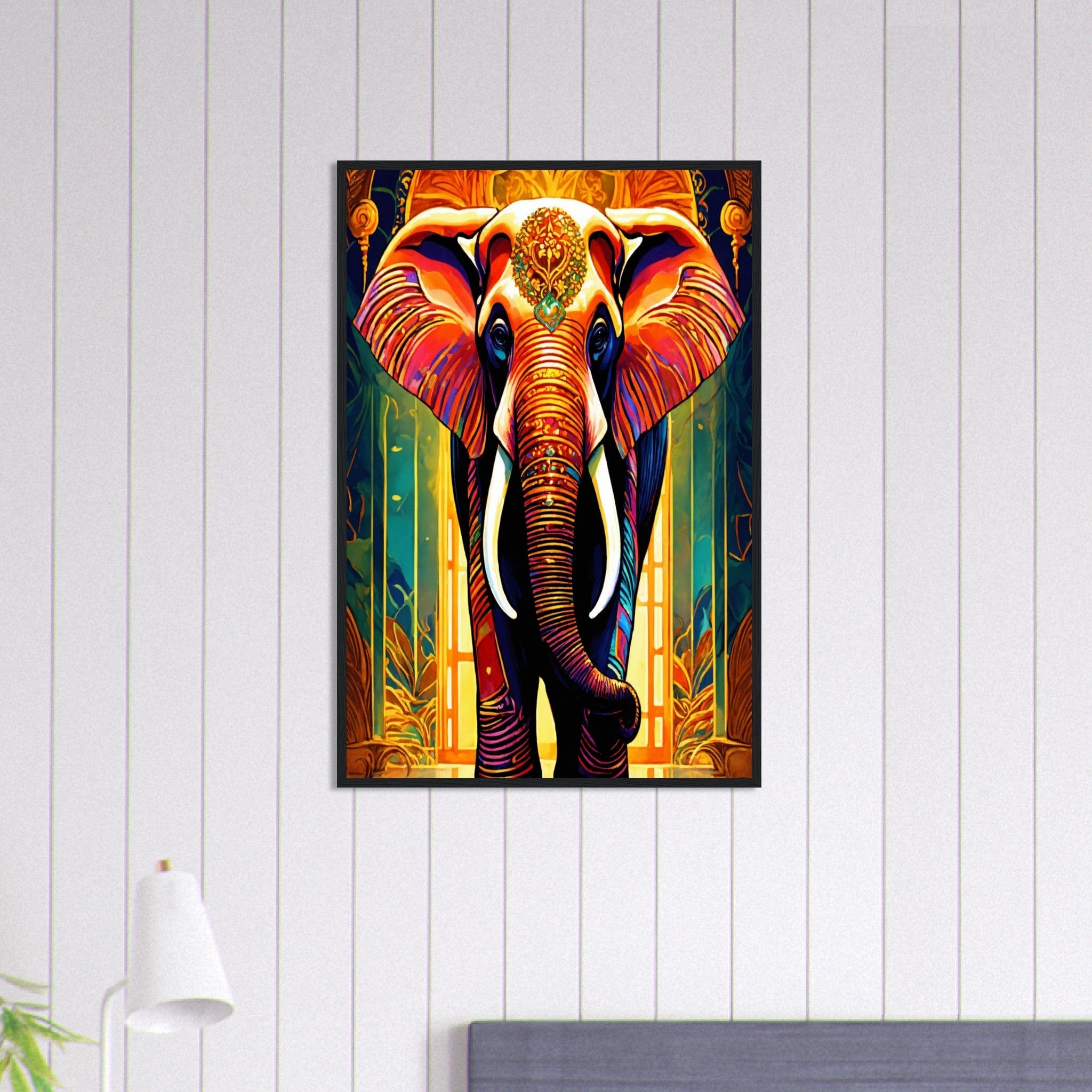 Canvanation Print Material 60x90 cm / 24x36″ Tableau Elephant L'Esprit Grand