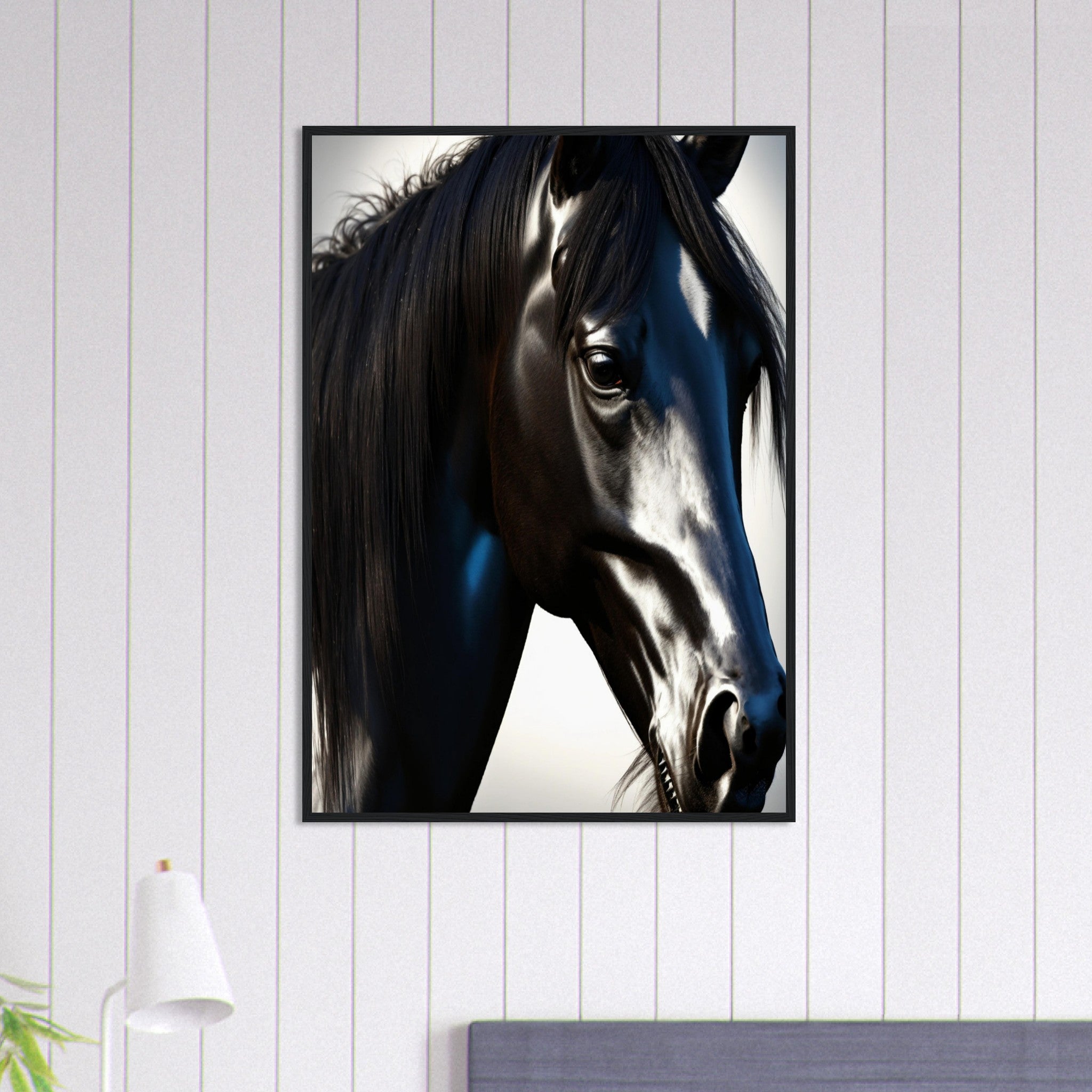 Canvanation Print Material 70x100 cm / 28x40″ Tableau Cheval Sauvage