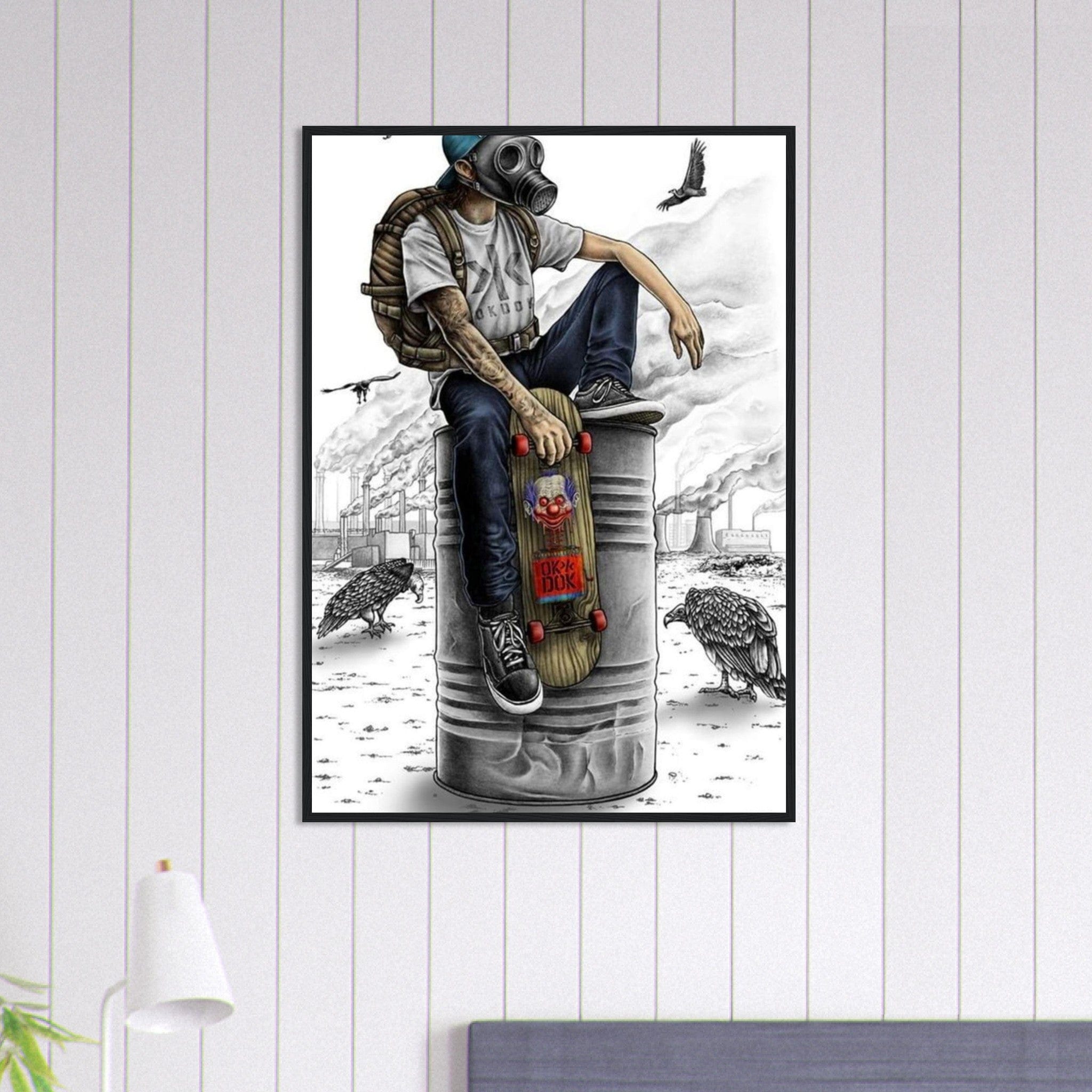 Canvanation Print Material 70x100 cm / 28x40″ Tableau Street Art Tagueur