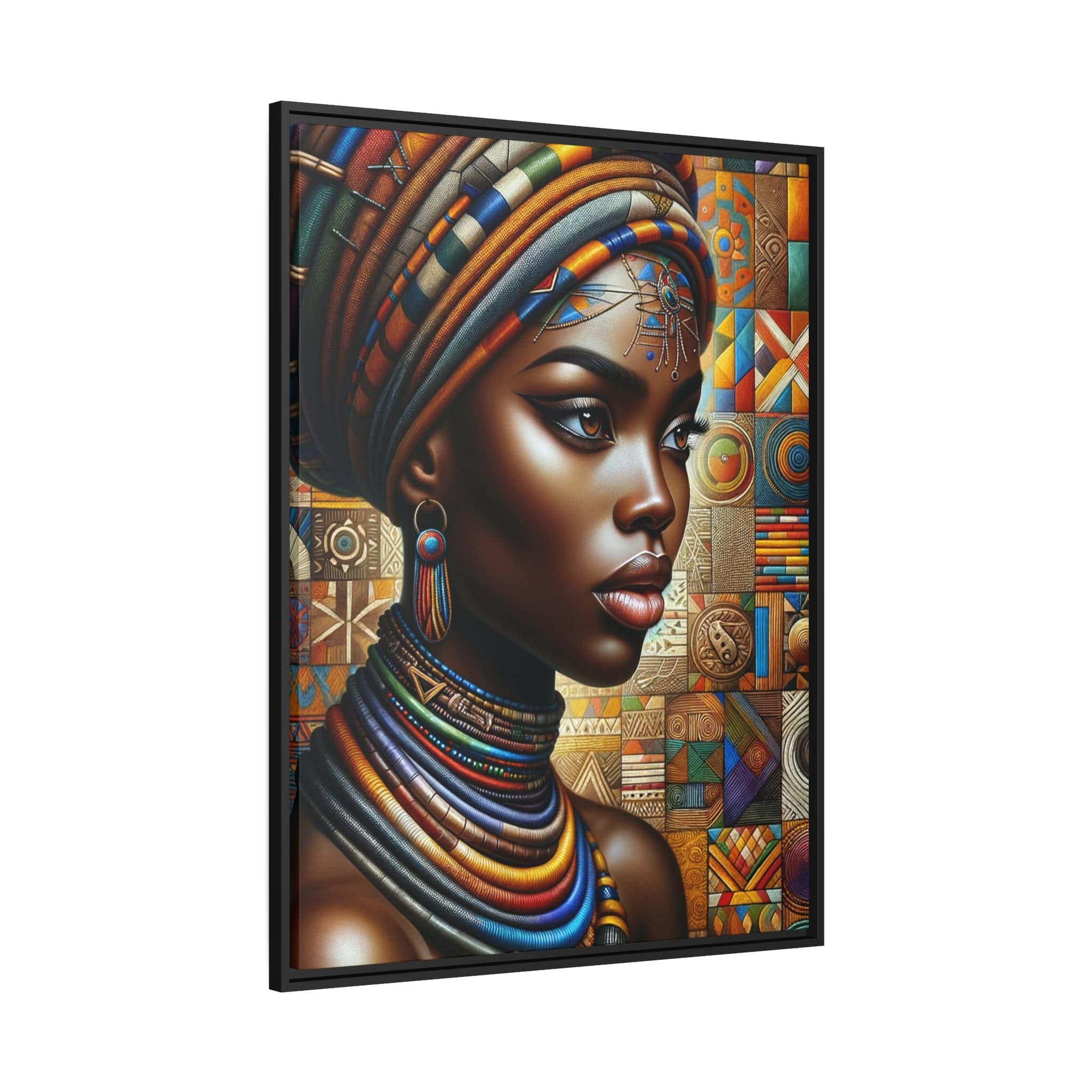 Printify Canvas Tableau "La force et la beauté des femmes africaines capturées à travers l'art"