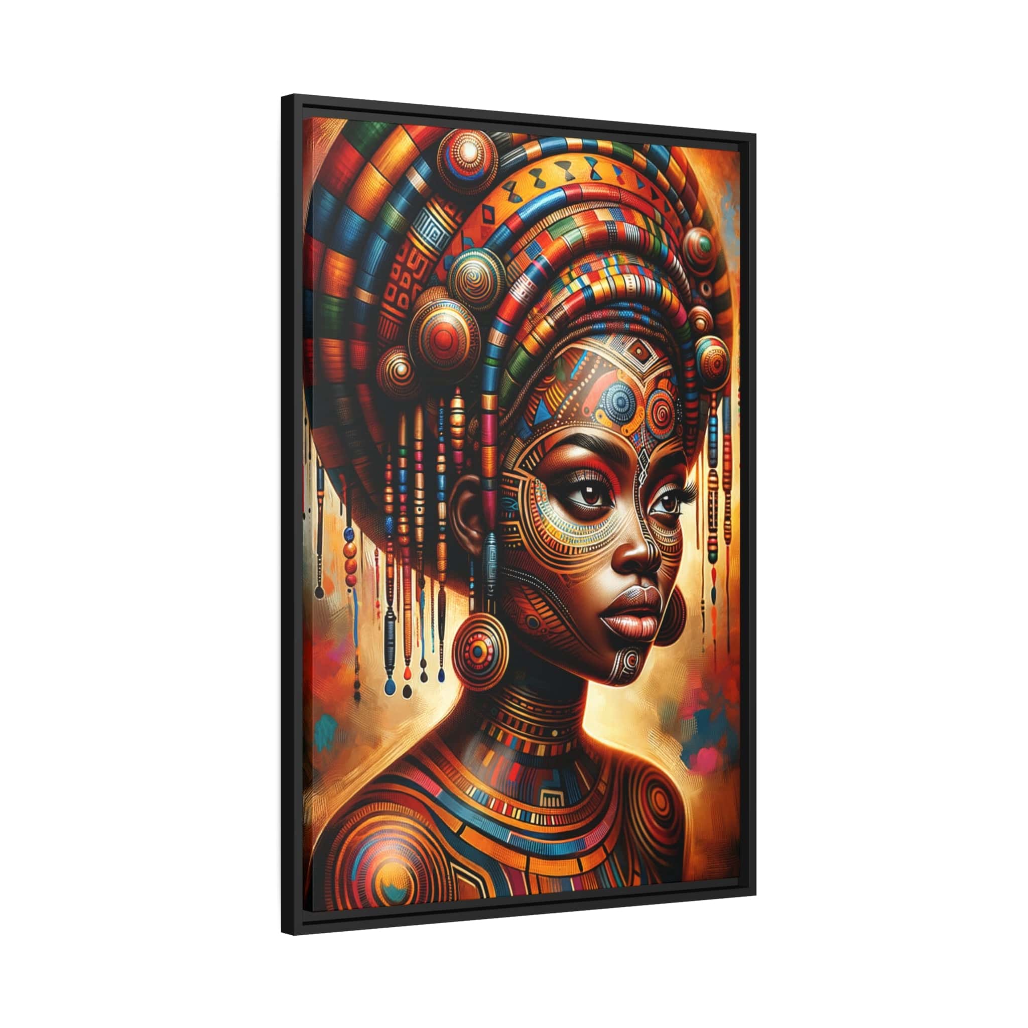 Printify Canvas Tableau "Reines d'Afrique : Célébration de la force et de la grâce des femmes africaines".