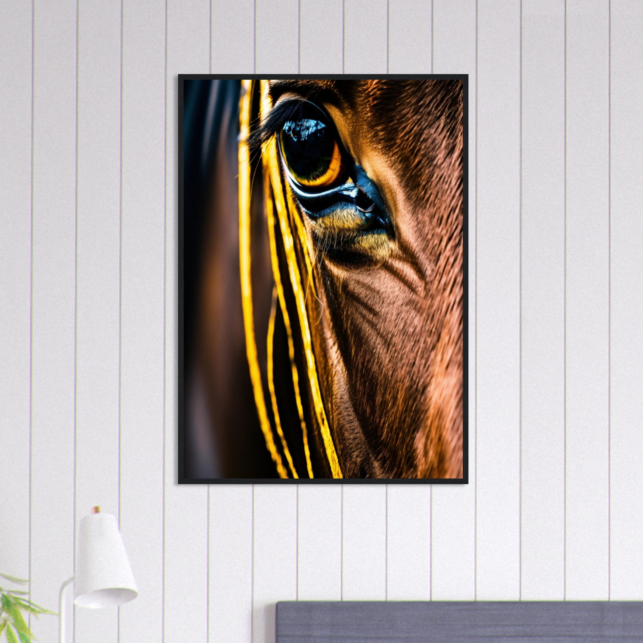 Canvanation Print Material 70x100 cm / 28x40″ Tableau Cheval Splendeur Sauvage