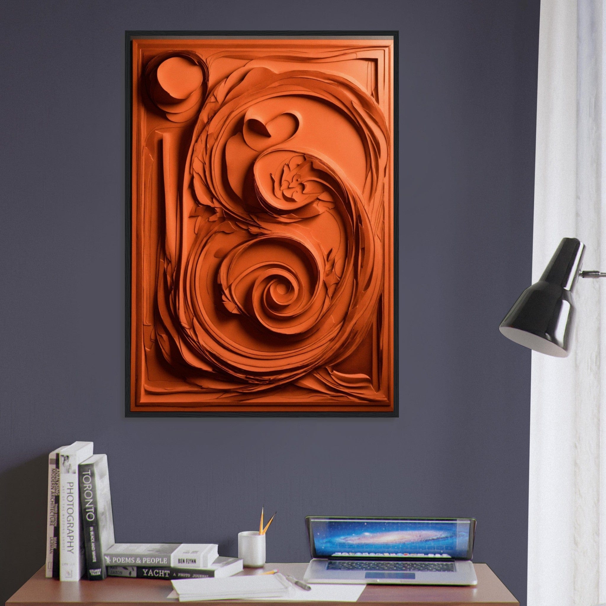 Canvanation Print Material Tableau Terracotta Harmonie de l'Argile