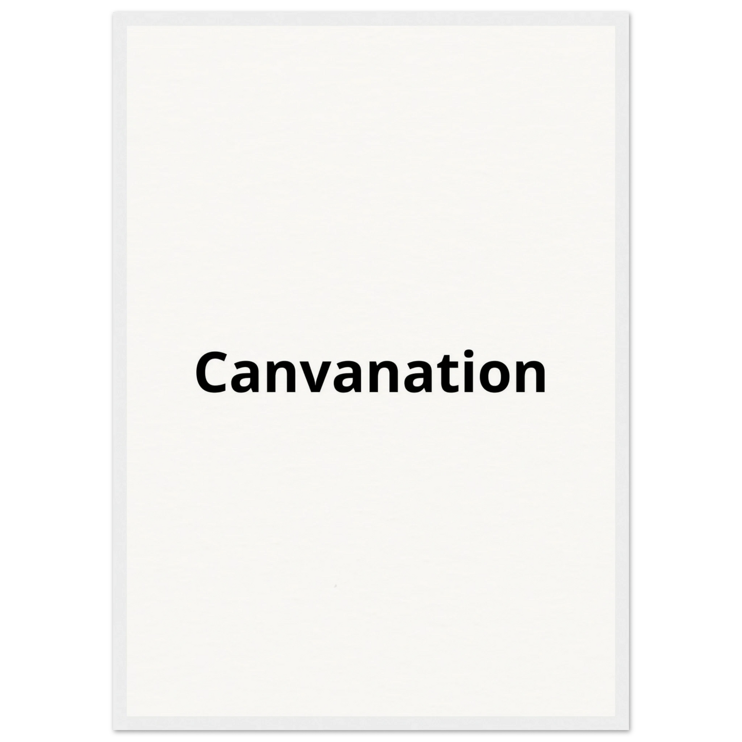 Canvanation Print Material A2 (42 x 59.4  cm) / Cadre blanc Tableau Personnalisé